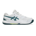 ASICS Tennis shoes ASICS GEL-DEDICATE 8 GS All court shoe Kids-white, grey