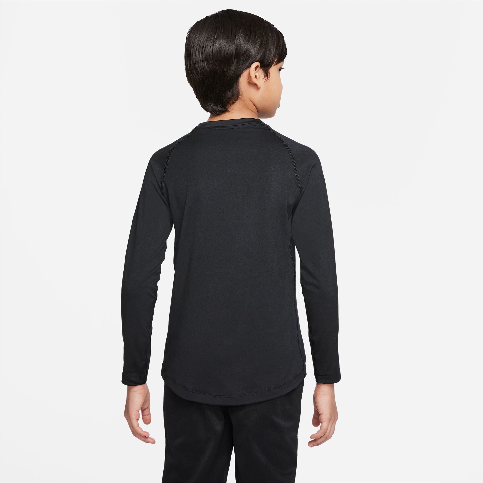 Buy Nike Dri Fit Pro Long Sleeve Boys Black White online Tennis