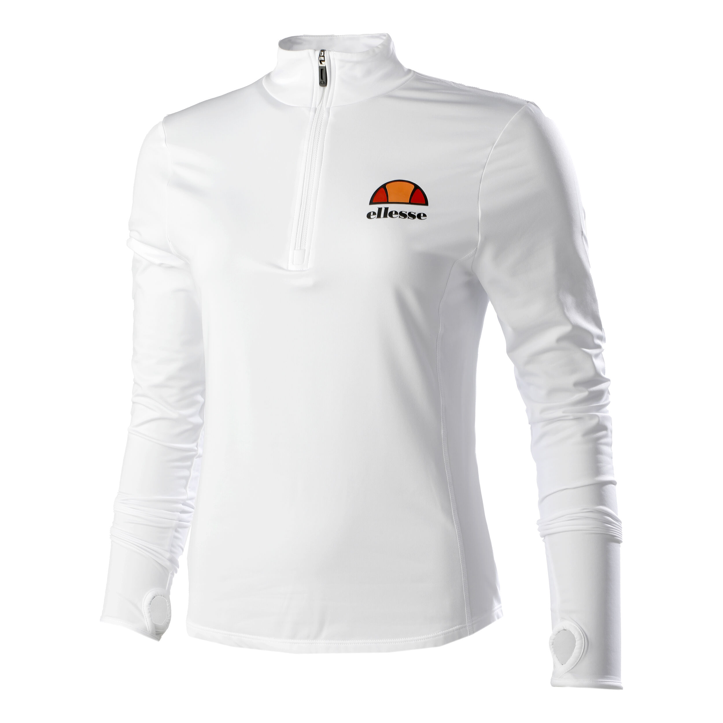 Ellesse long sleeve deals crop polo top