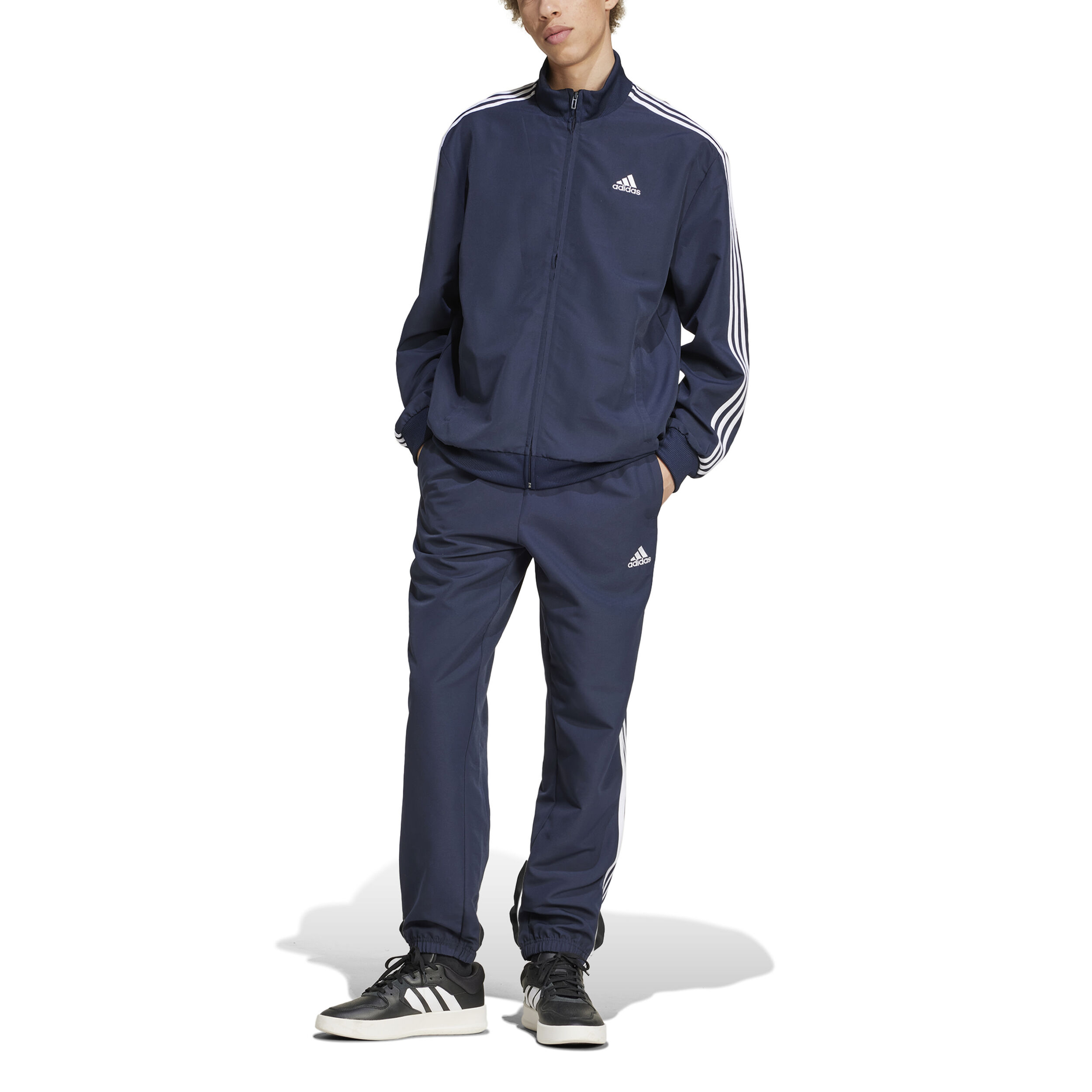 Buy adidas 3Stripes Woven Tracksuit Men Dark Blue, White