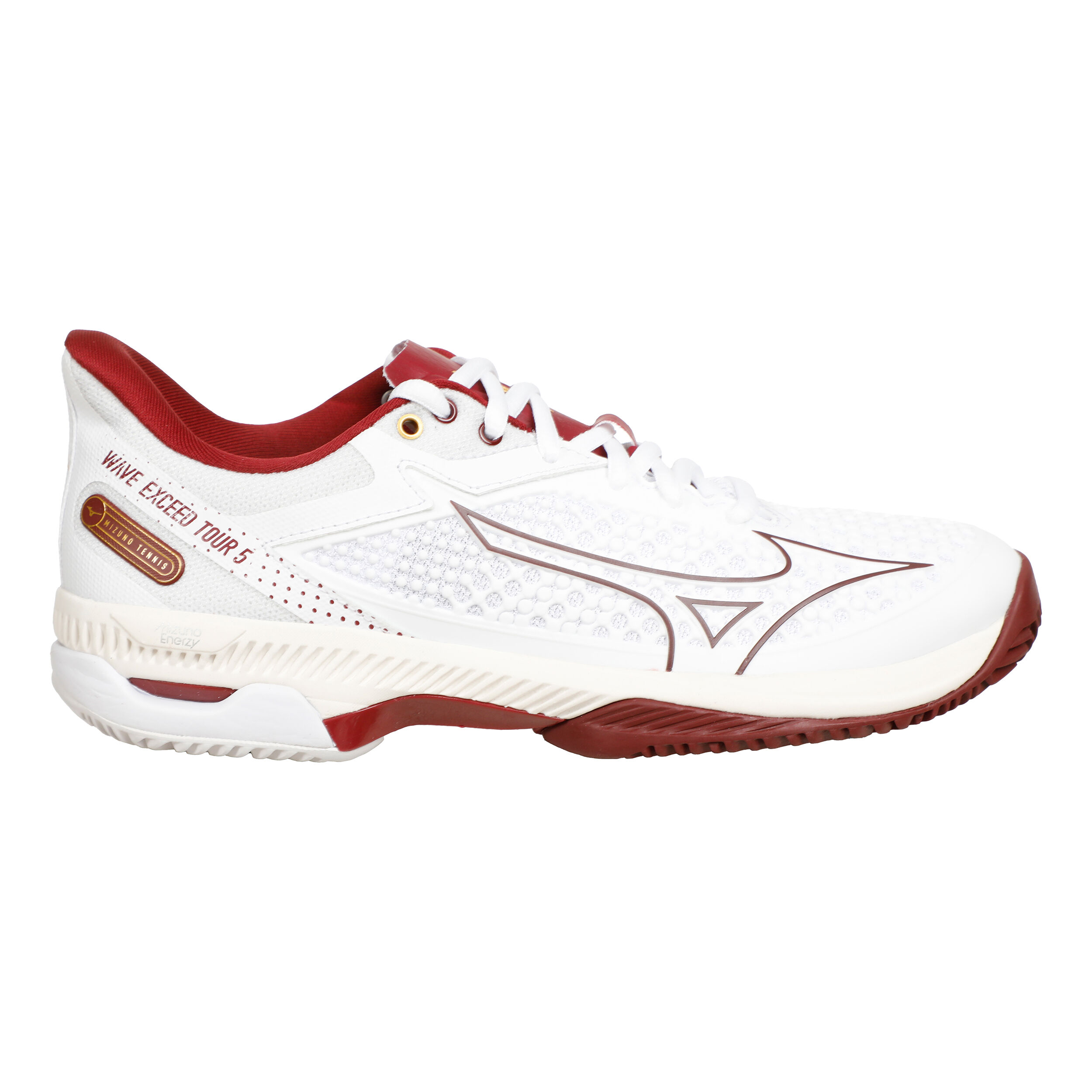 Buy Mizuno Wave Exceed Tour 5 Clay Court Shoe Women White Dark Red online Tennis Point COM