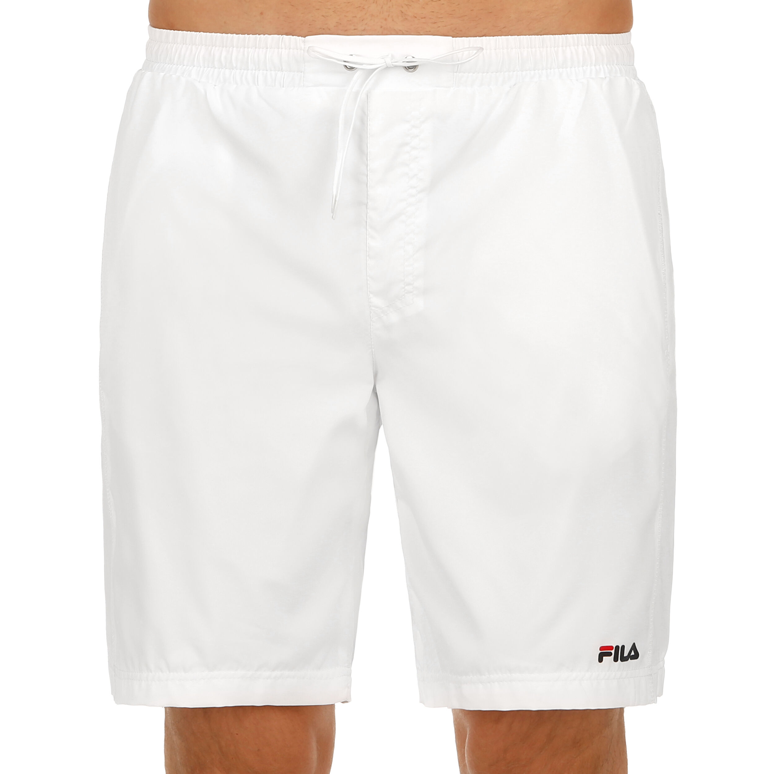 Fila shorts mens white clearance