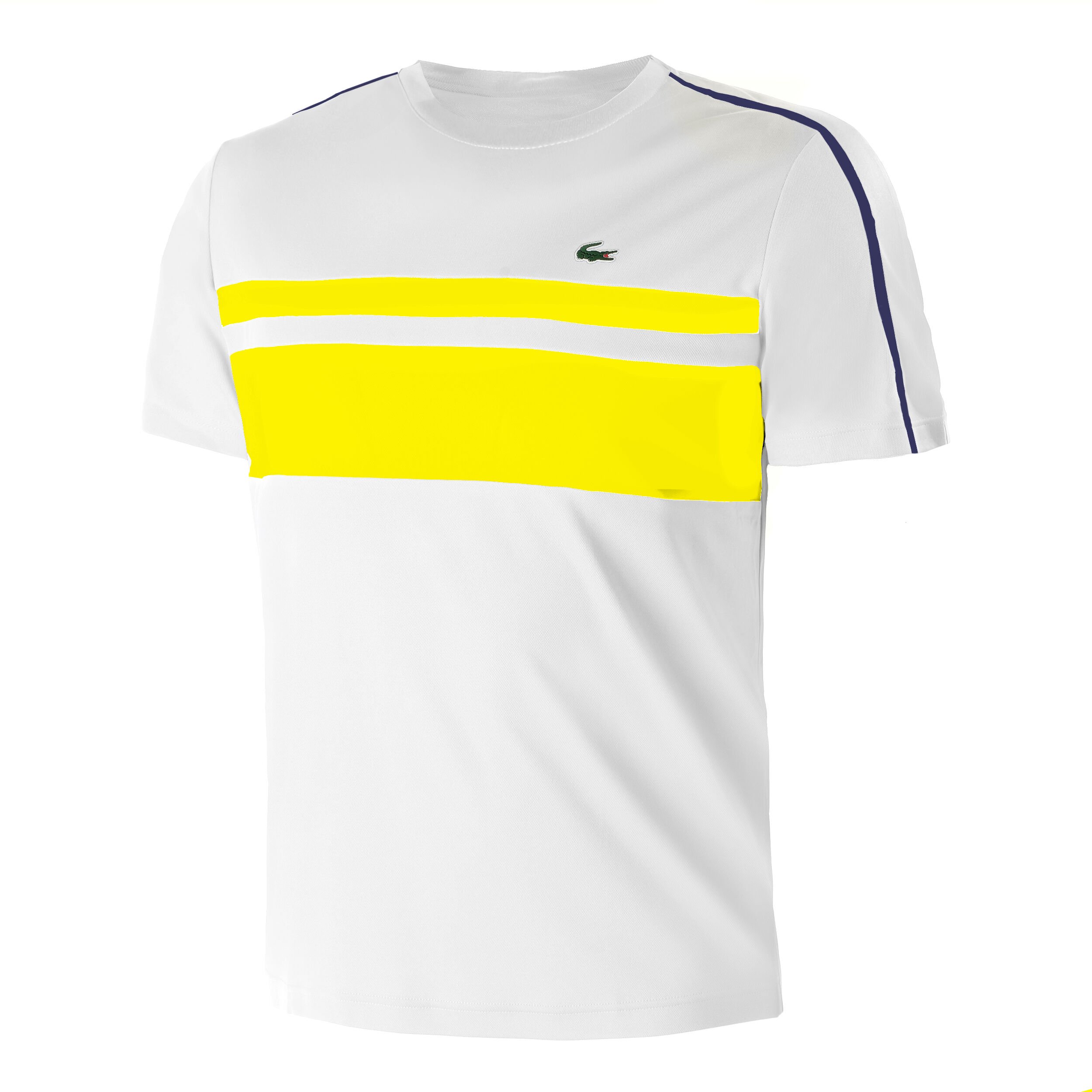 T shirt jaune outlet lacoste