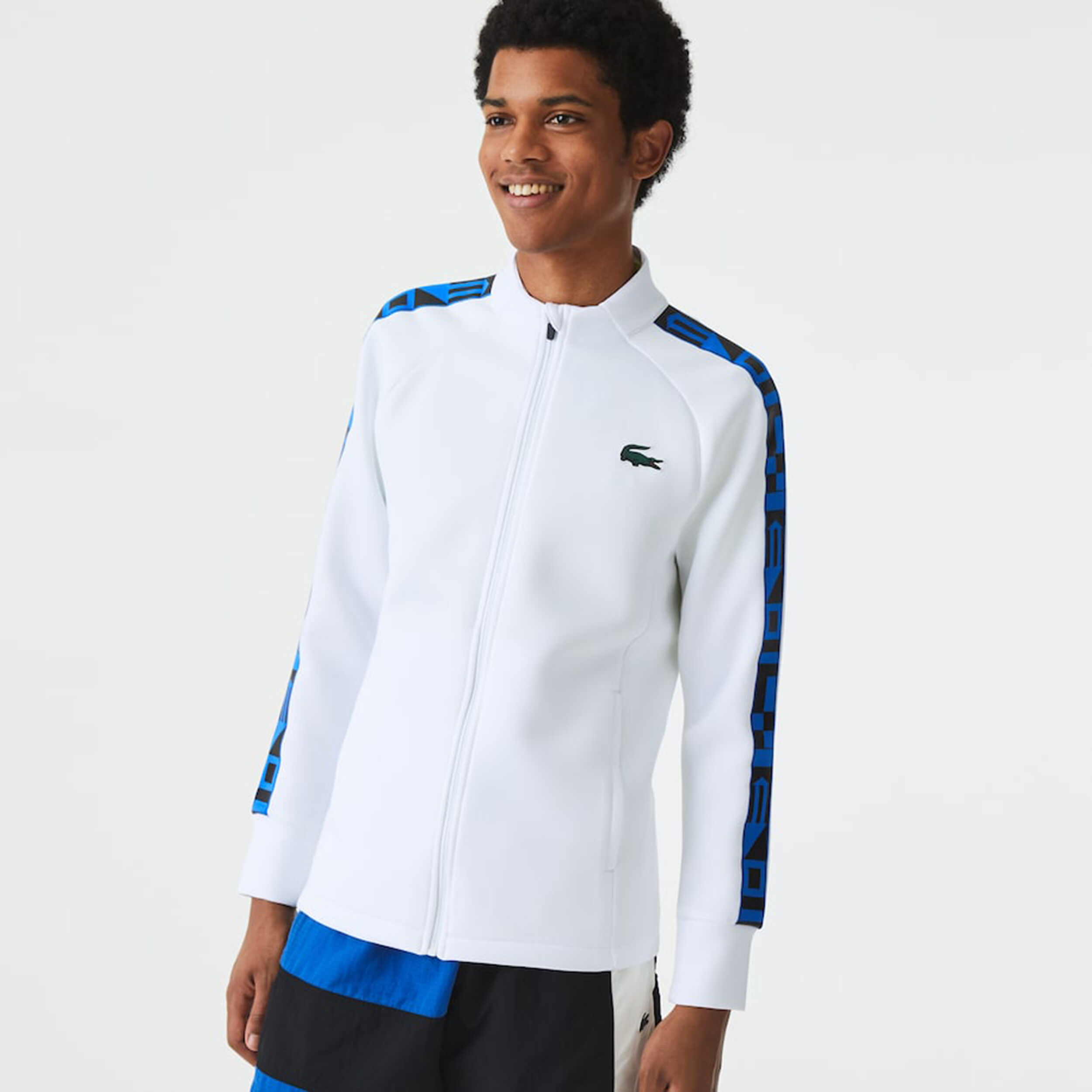 Lacoste white shop tennis jacket