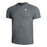 Crew Neck Essential Seamless Running Shirt Men-Grey