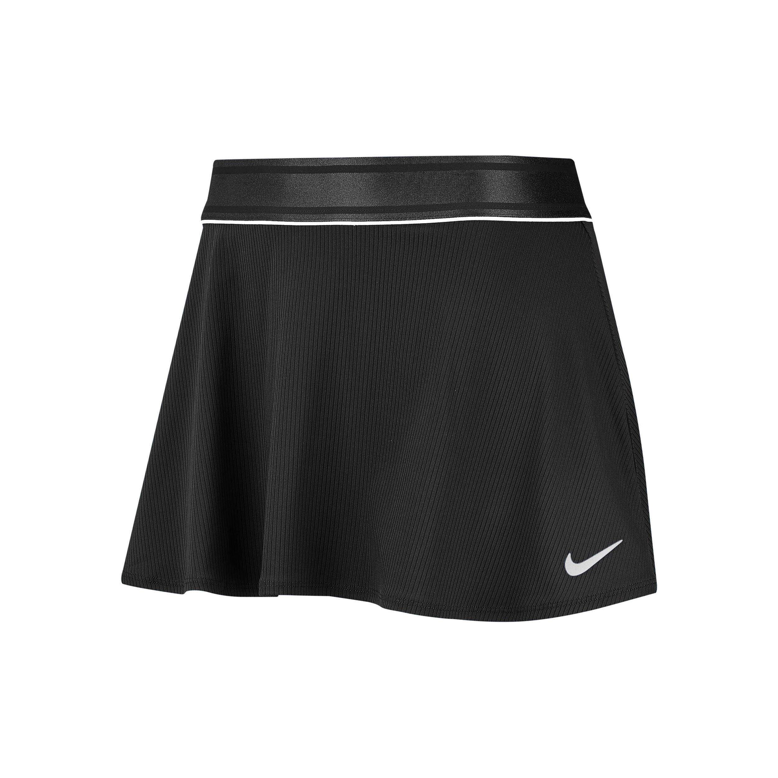 black and white nike skirt