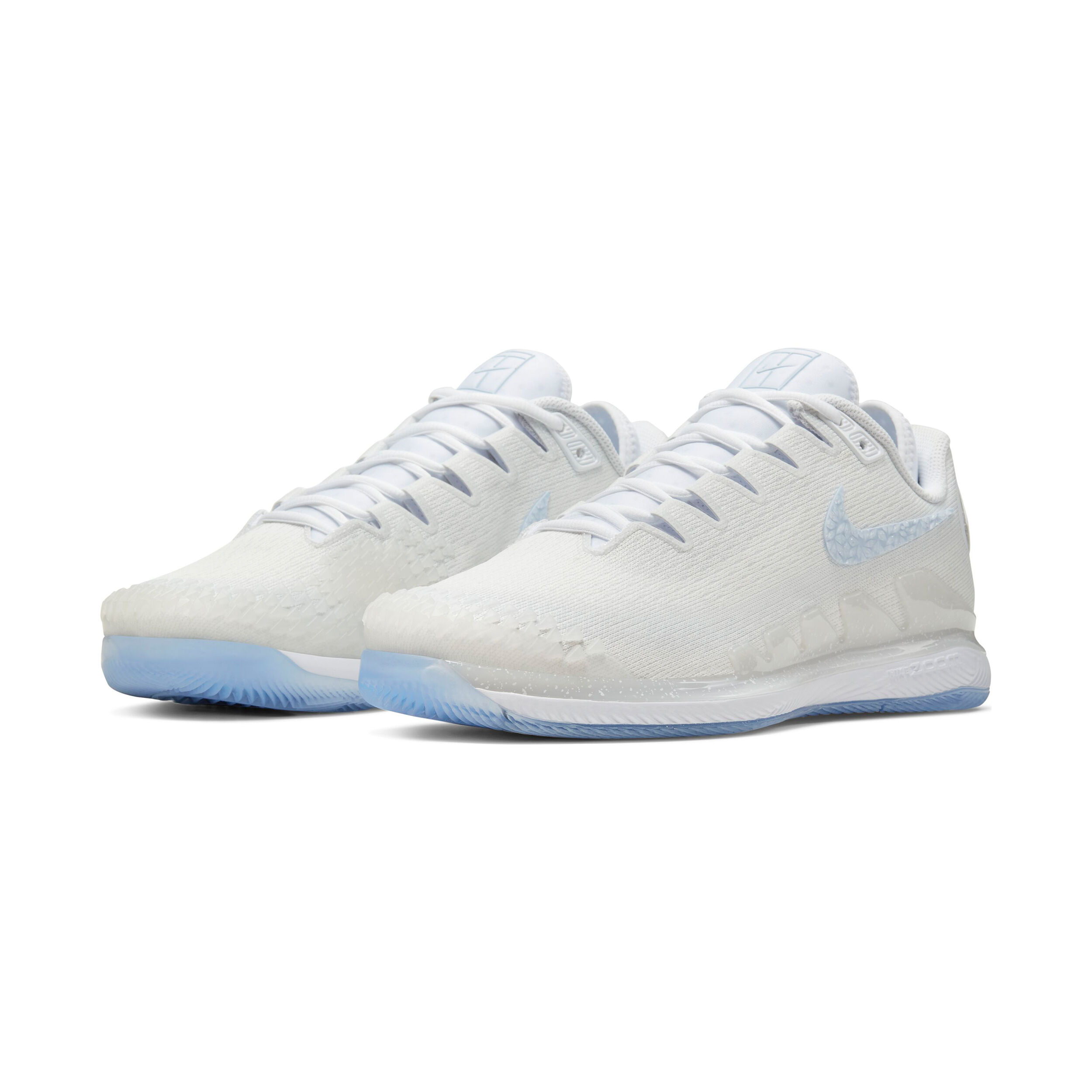 Air Zoom Vapor X Knit DS All Court Shoe Men - White, Light Blue