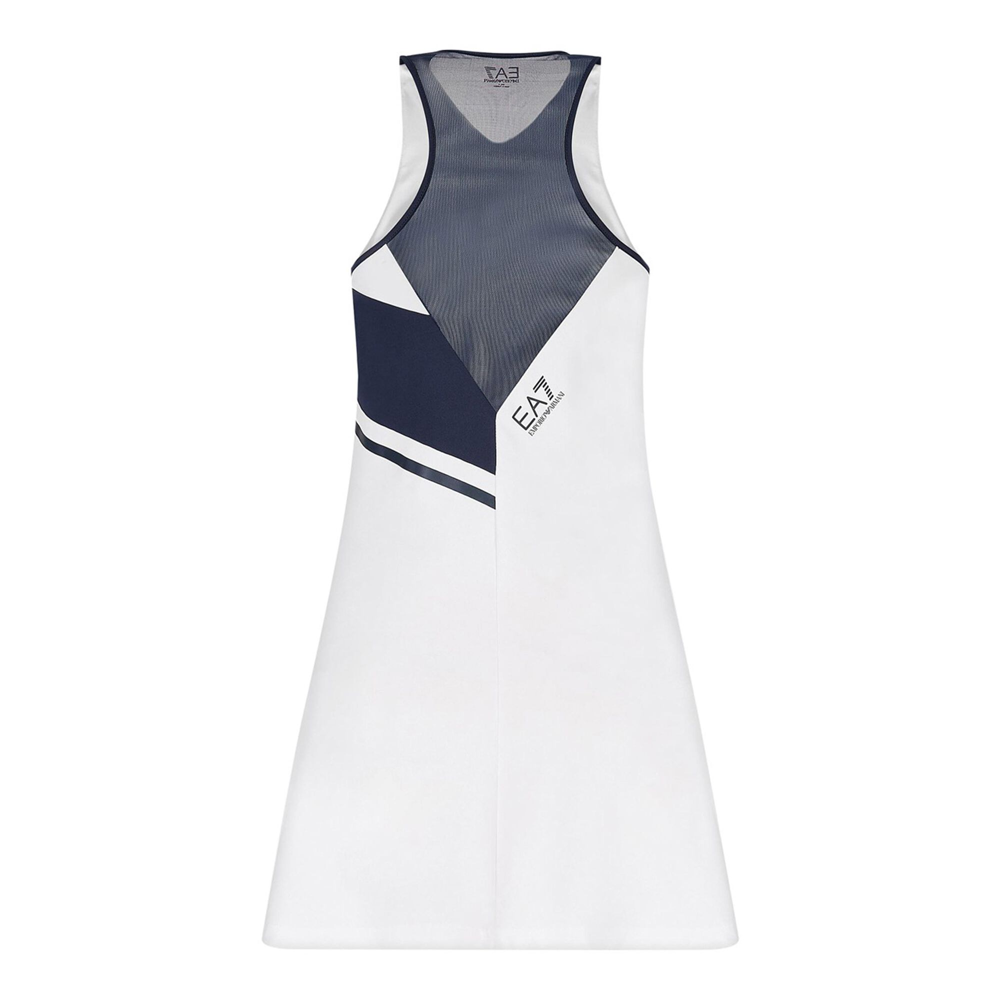online | Tennis-Point buy EA7 Dress Women - White, Dark Blue