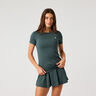 Ace Slim T-Shirt Women-dark green