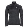 Easy Warm Mid Layer Half-Zip Long Sleeve Women-Black,Grey