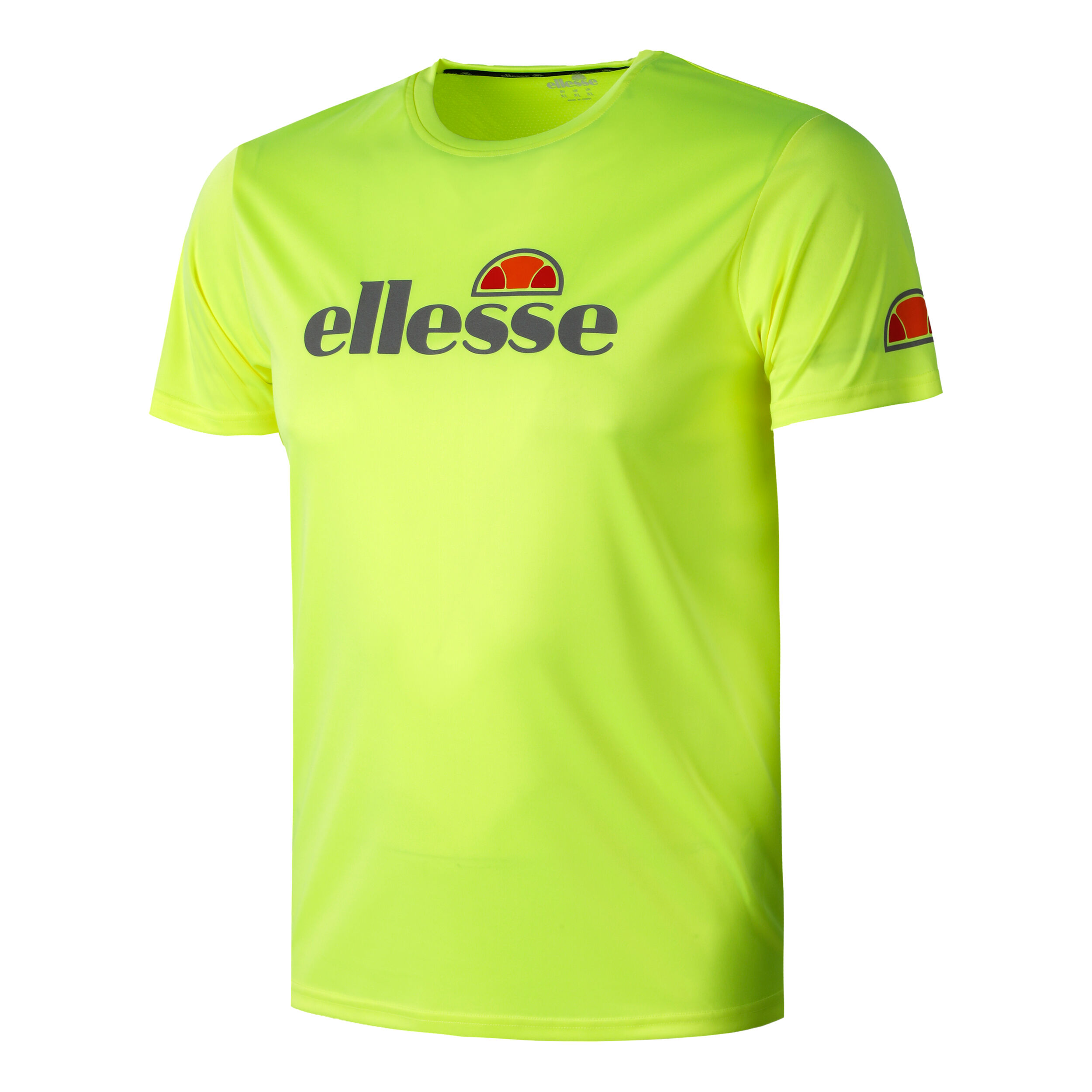 L Ellesse Mens Sammeti T-Shirt Neon Yellow