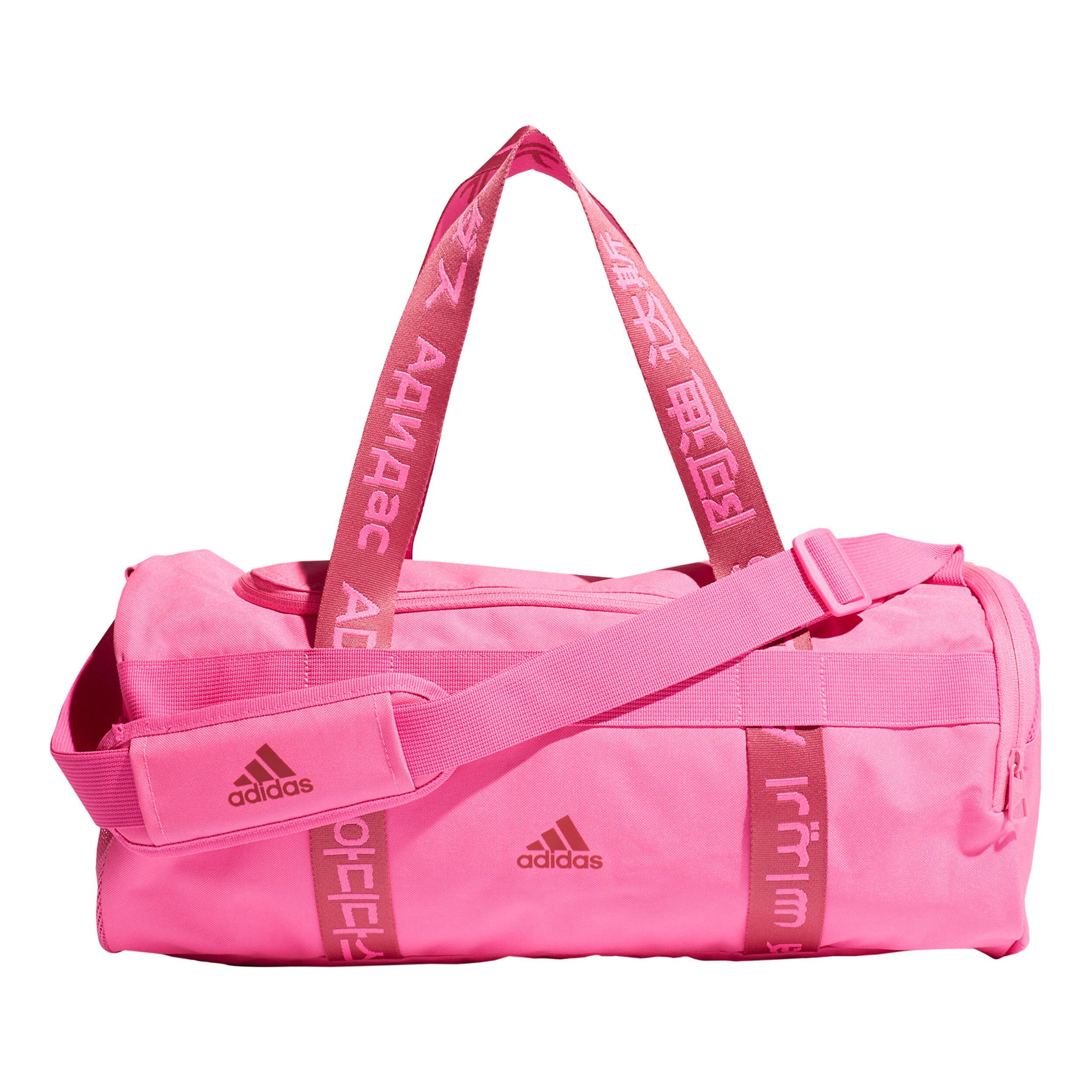 Pink adidas holdall store