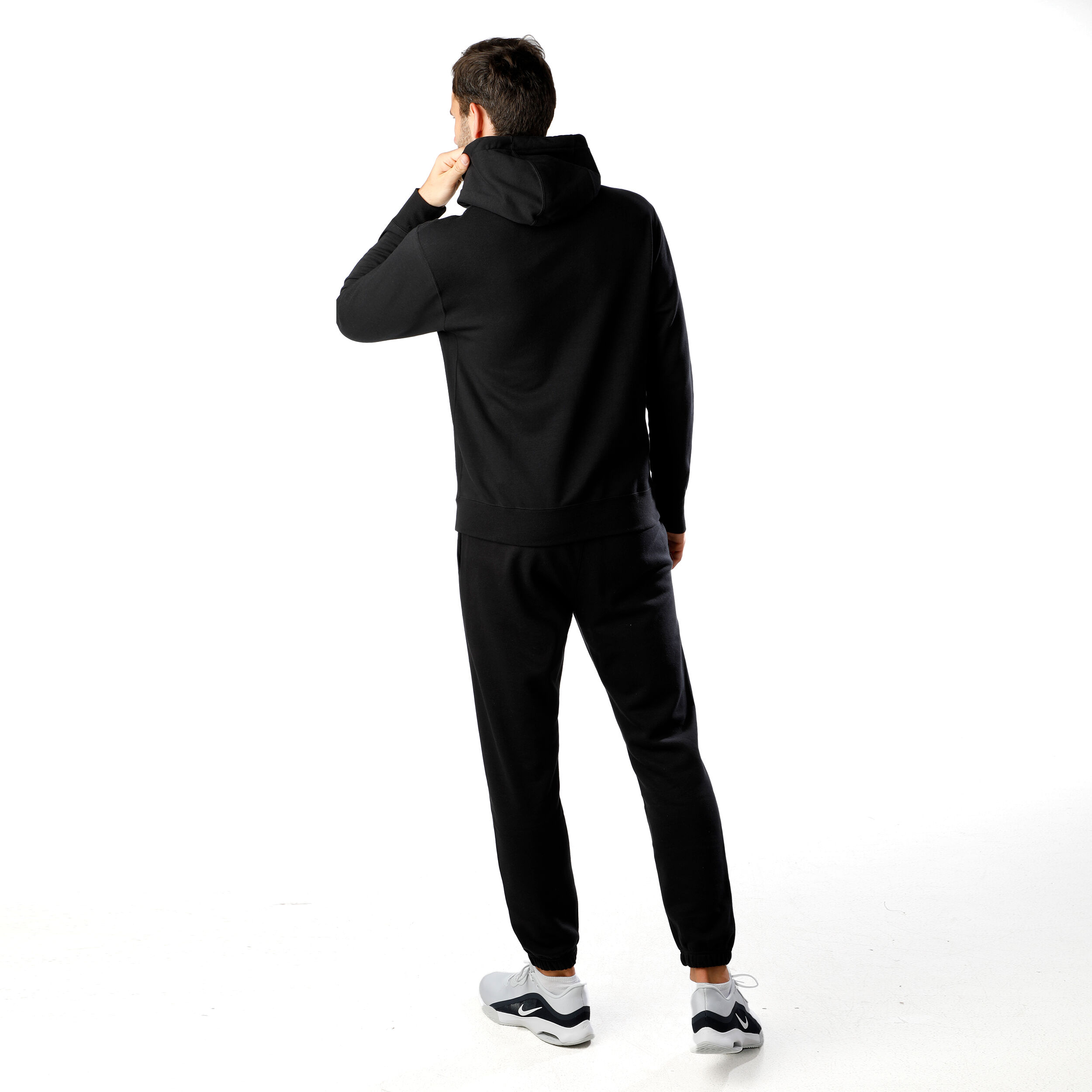 Nike graphic sale tracksuit black