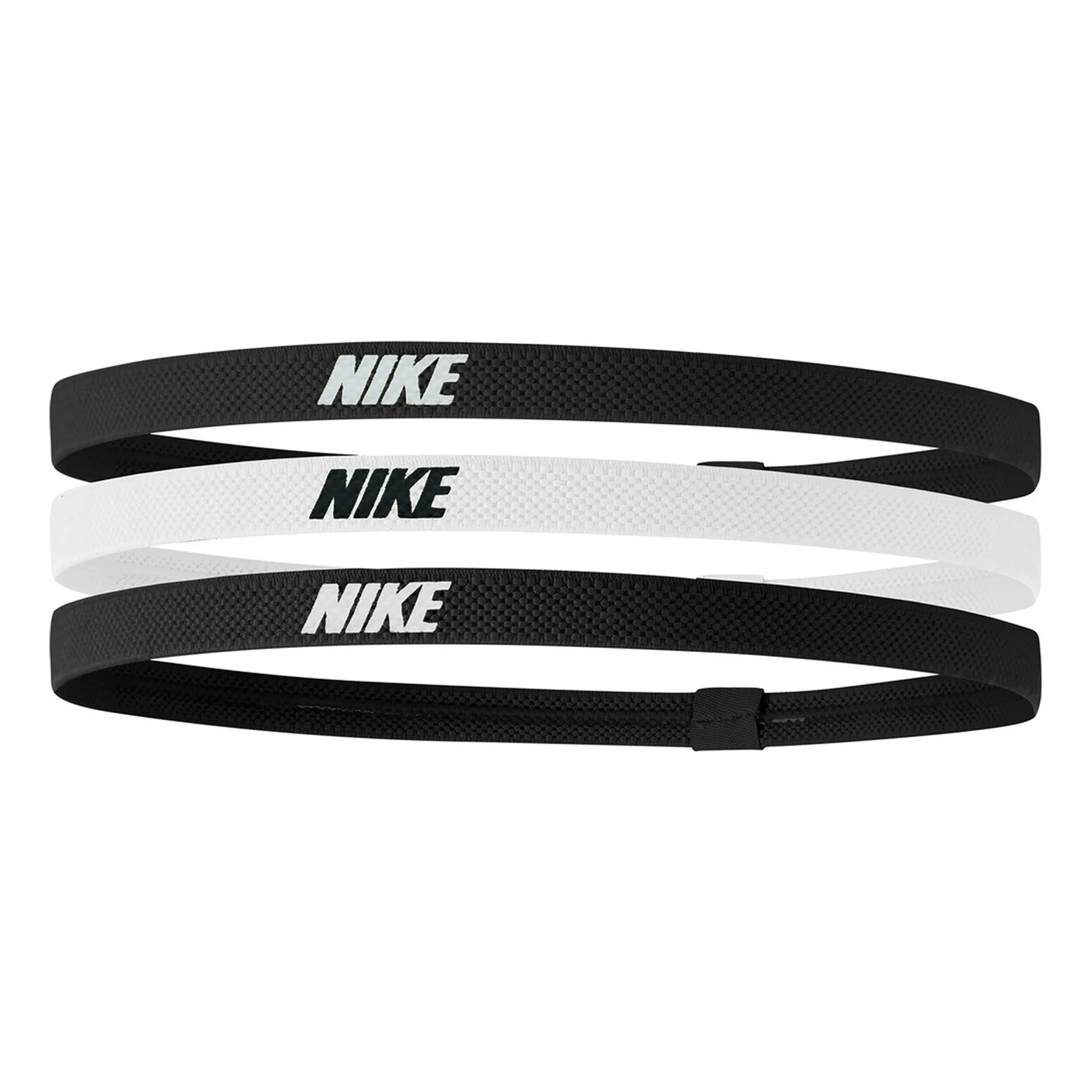 Buy Nike Elastic 2.0 Hair Band 3 Pack Black White online Tennis Point COM