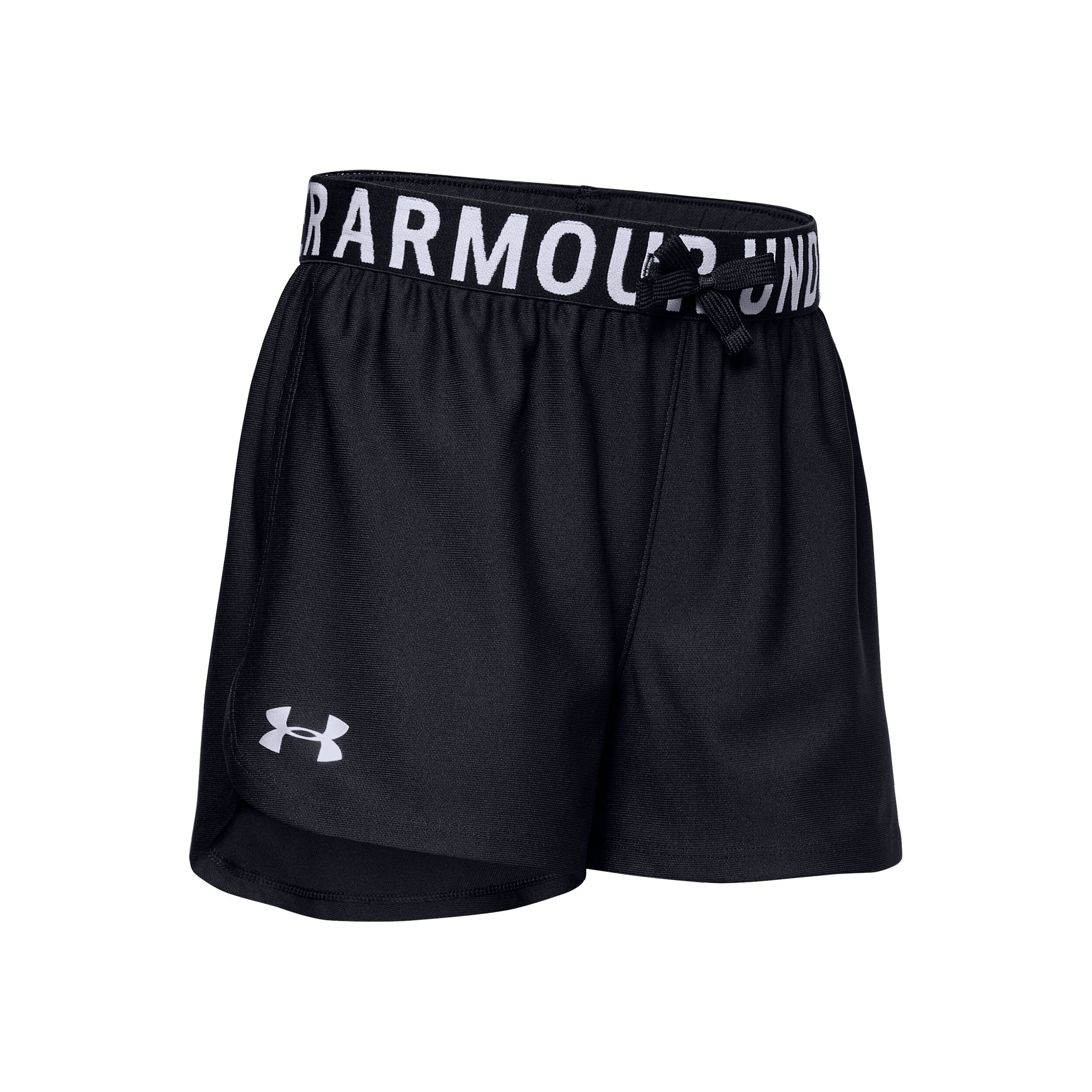 Under armour girls black shorts hot sale