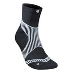 Bauerfeind Clothing Bauerfeind Performance Mid Cut Running Socks Women-Black,White