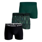 Björn Borg Clothing Björn Borg Cotton Stretch Boxer shorts 3 Pack Men - black, dark green