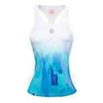 BIDI BADU Clothing BIDI BADU Yaka Tech Tank Top Women-White,Light Blue