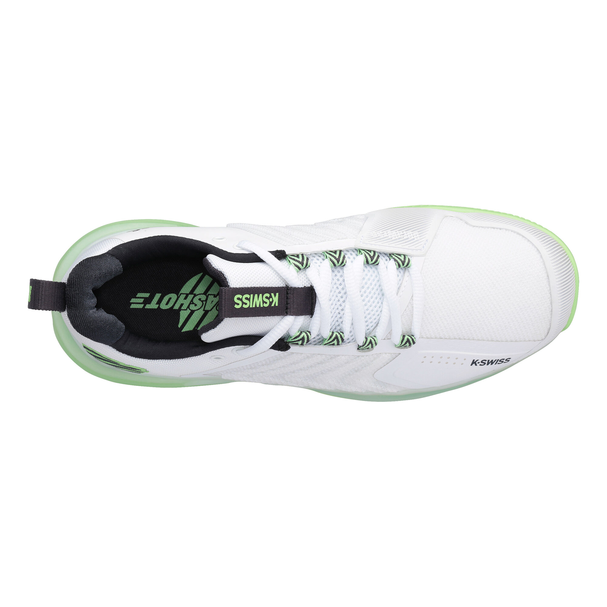 buy K-Swiss Ultrashot 3 All Court Shoe Men - White, Neon Green online ...