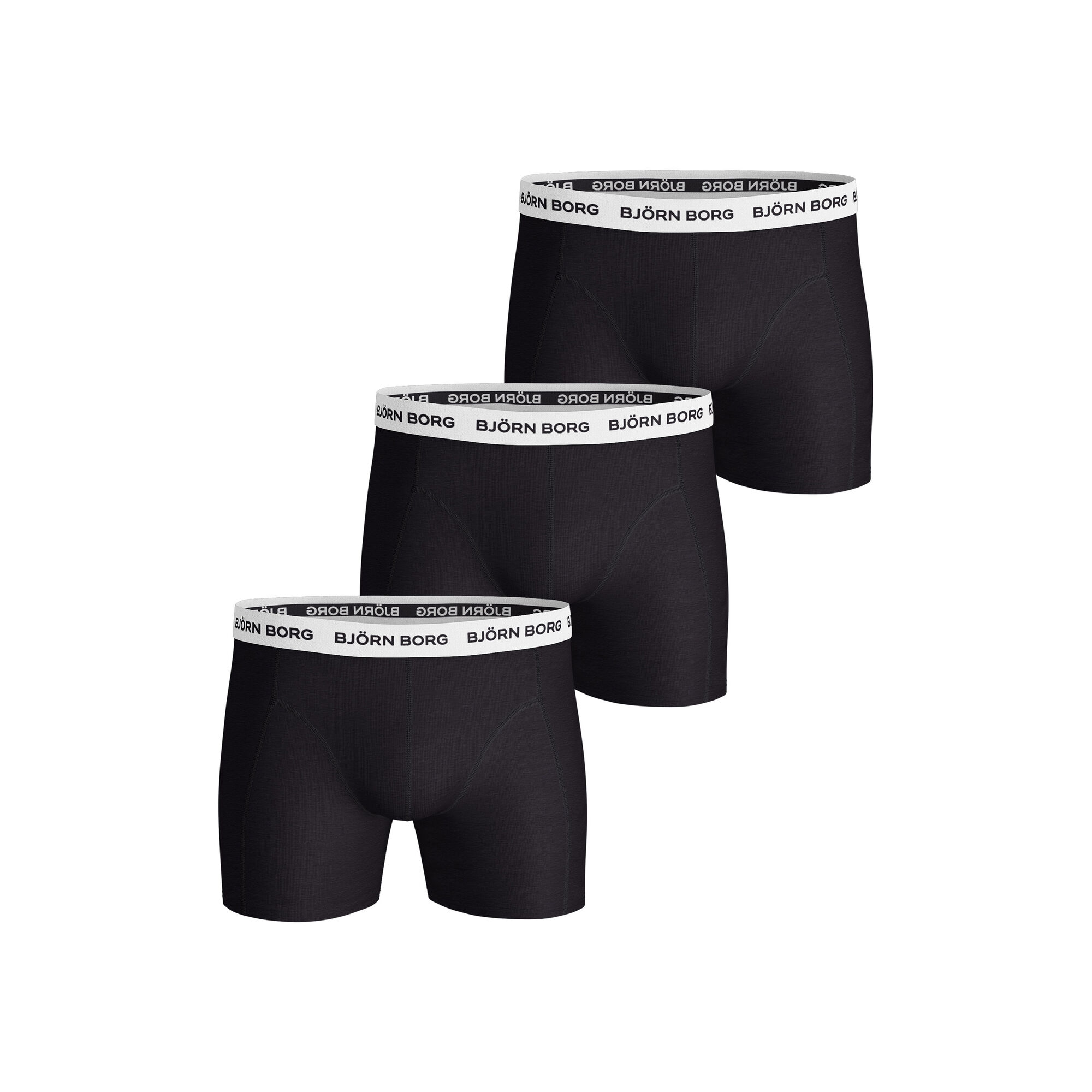 segment Op te slaan Verstikkend buy Björn Borg Noos Contrast Solids Boxer Shorts 3 Pack Men - Black, White  online | Tennis-Point