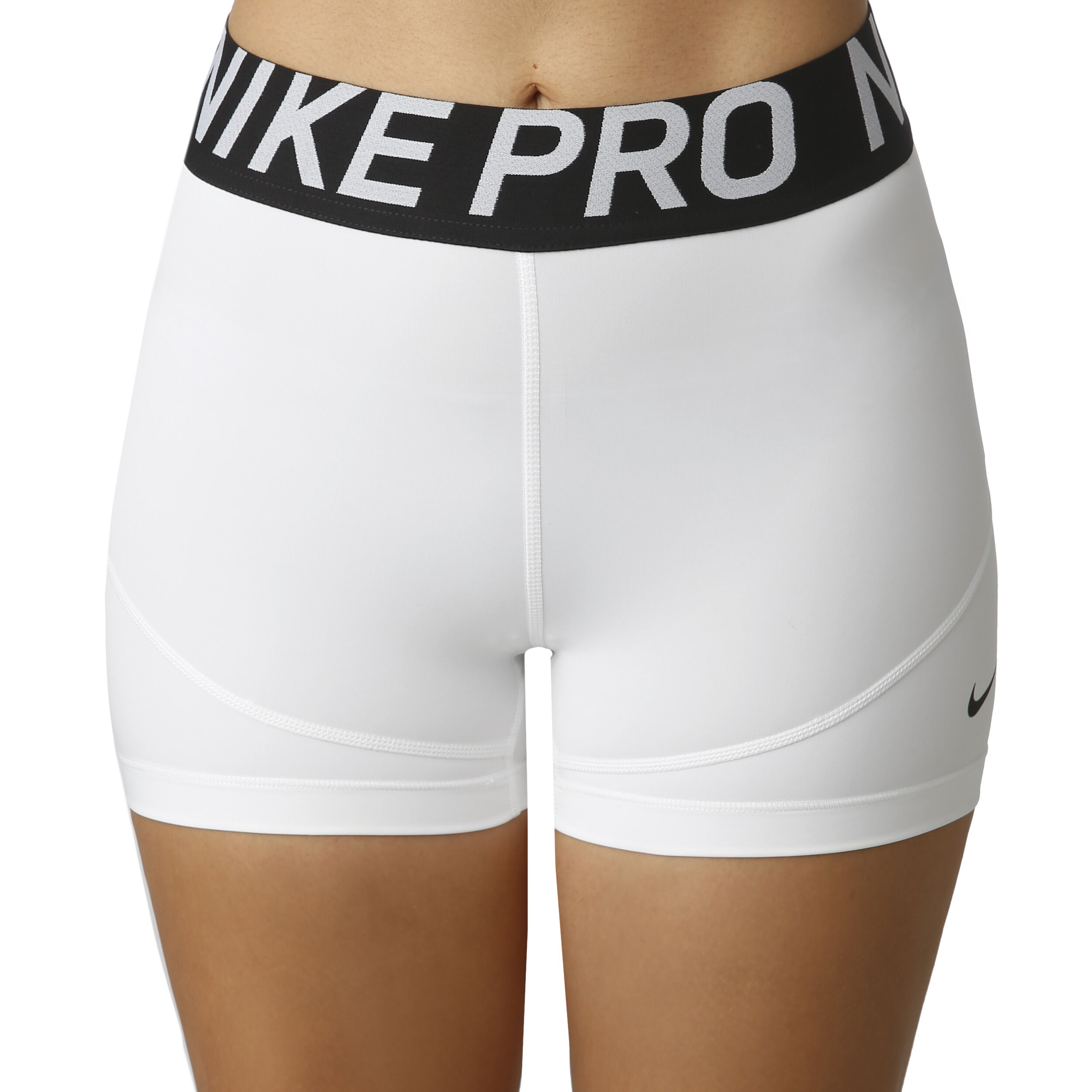 Womens white nike pro shorts store