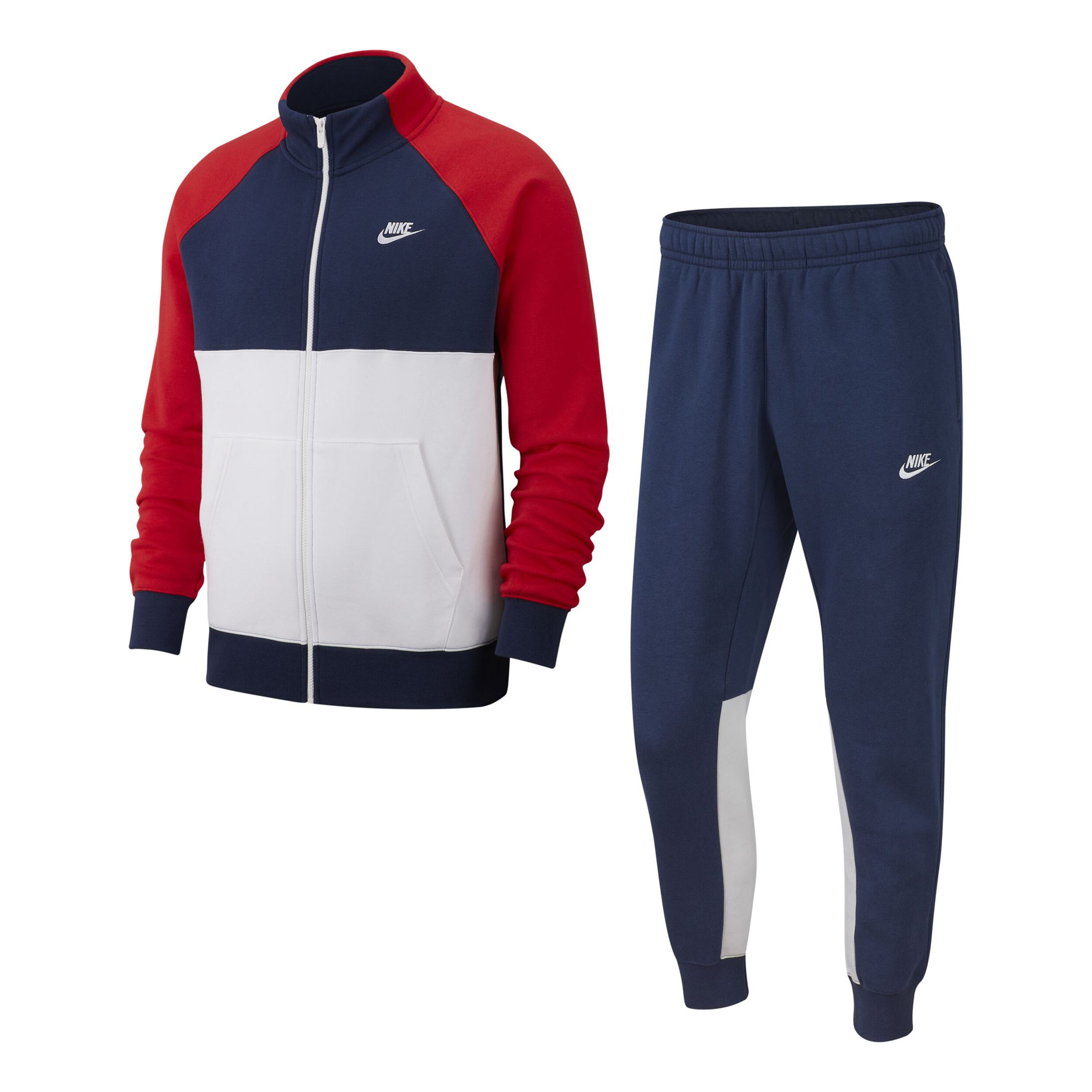 Nike tracksuit red blue shop and white