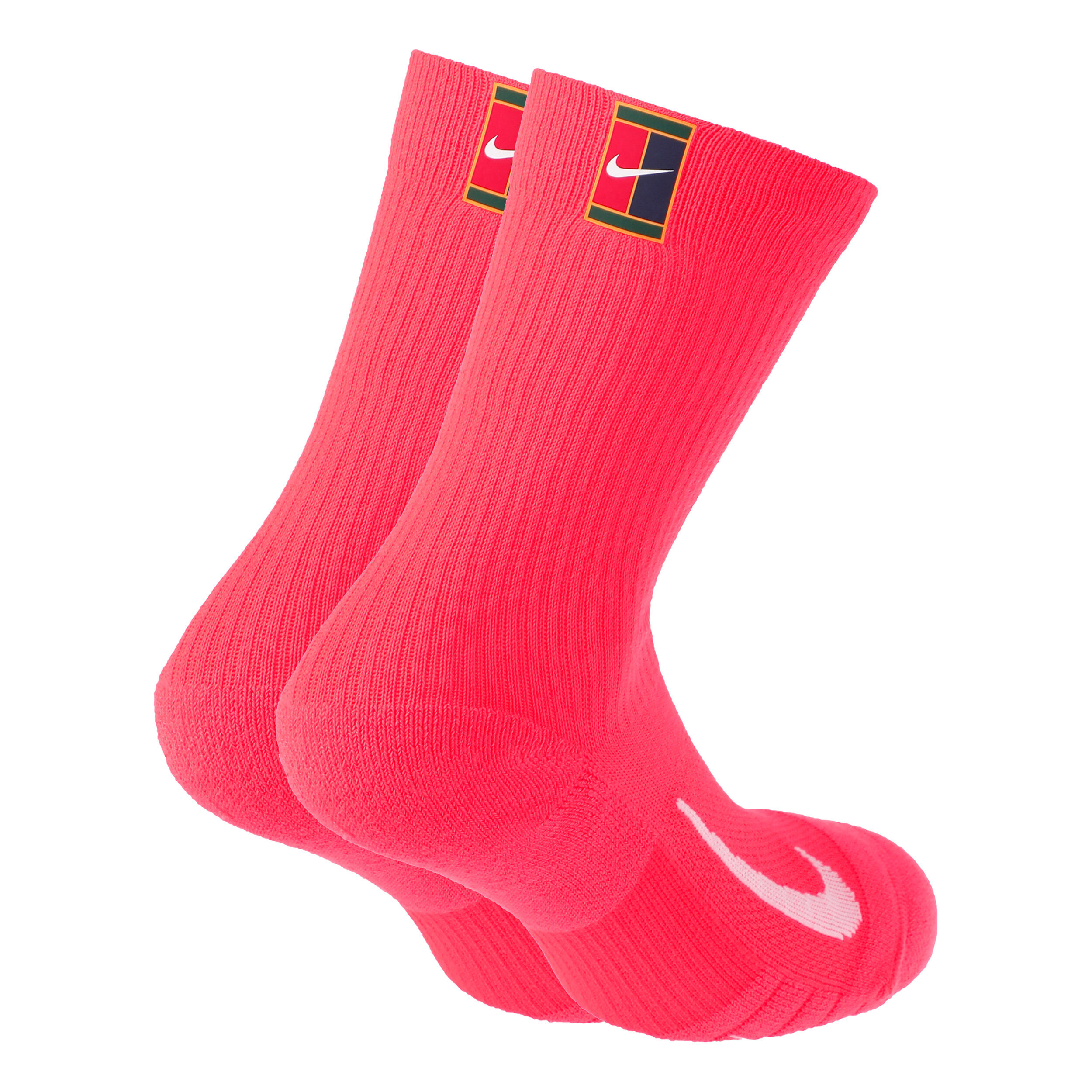 Buy Nike Court Multiplier Cushioned Tennis Socks 2 Pack Red White online Tennis Point COM