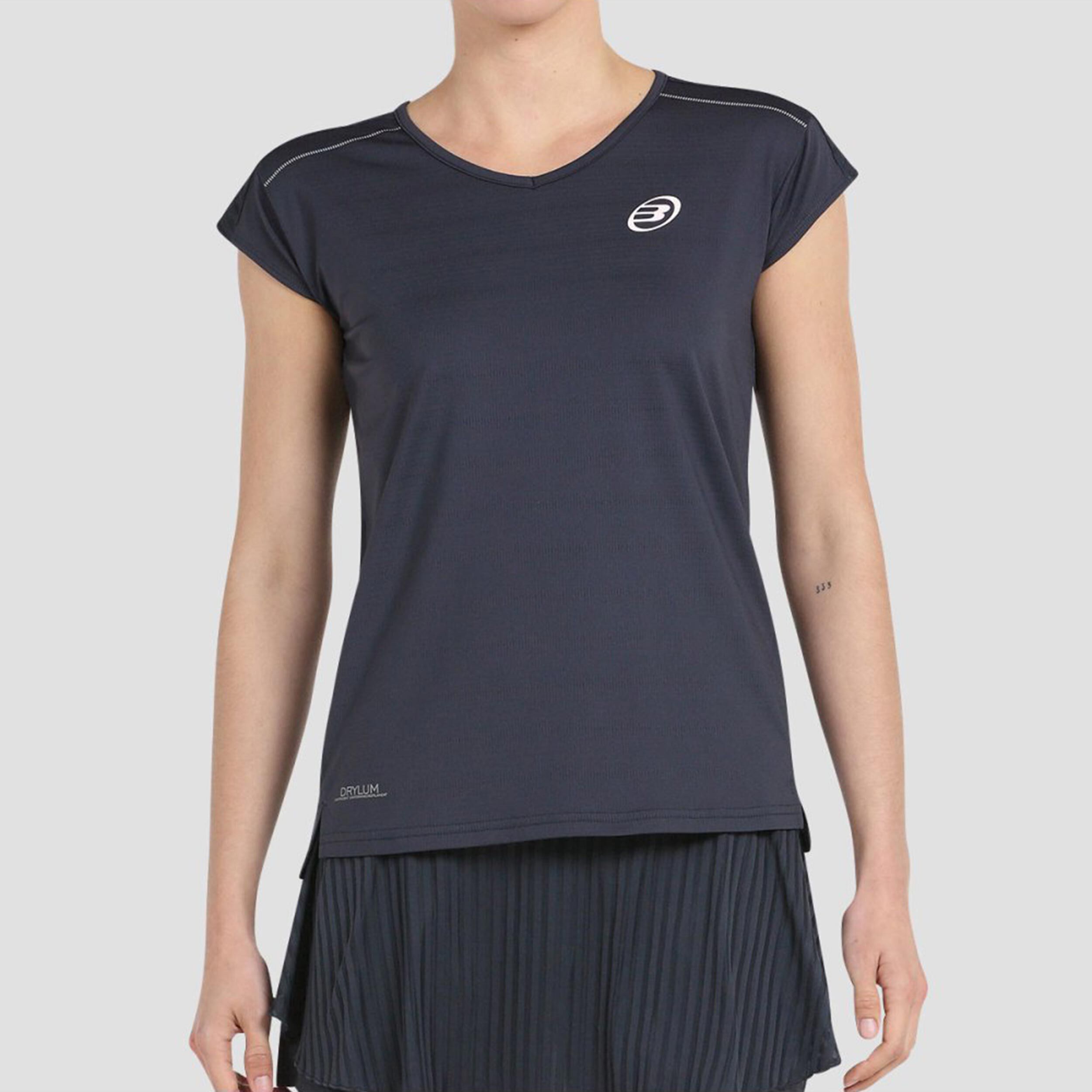 Bullpadel 【 Eleva T-Shirt Womens Women 】 ファッション レディースファッション トップス Tシャツ カットソー レディー Buy Bullpadel Eleva T-Shirt Women Black online | Tennis