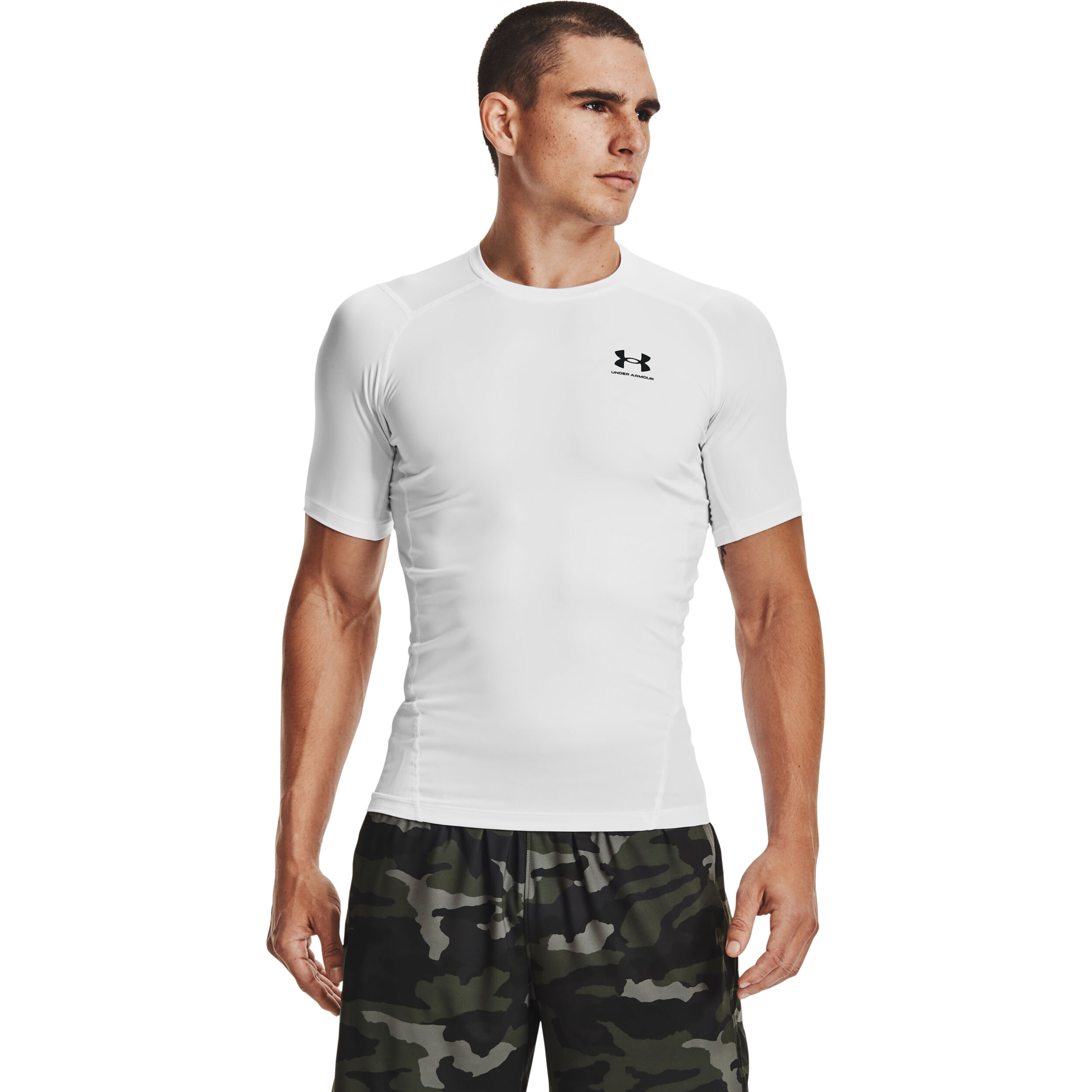 Heatgear Comp T Shirt Men White Black