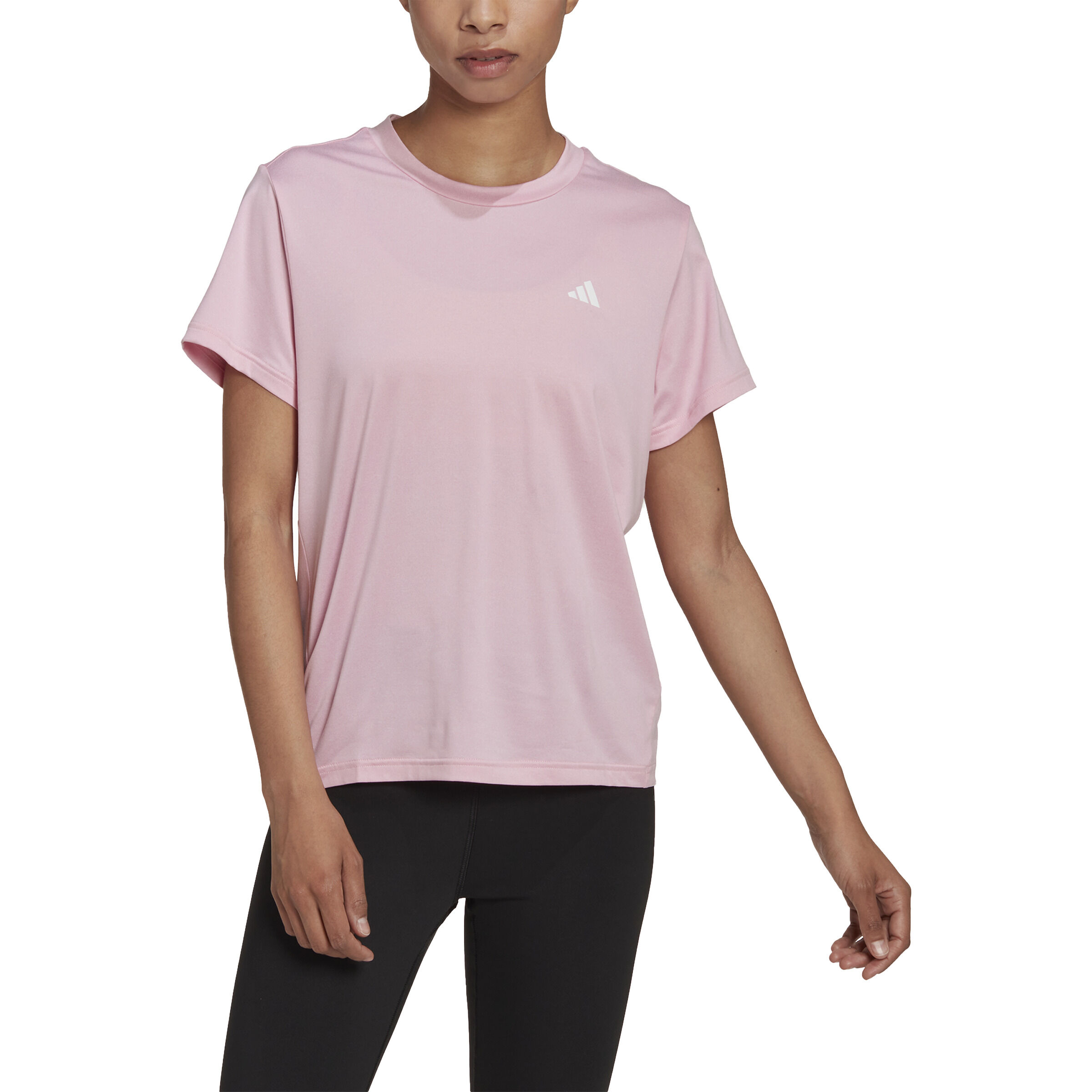 T shirt adidas shop femme rose pale