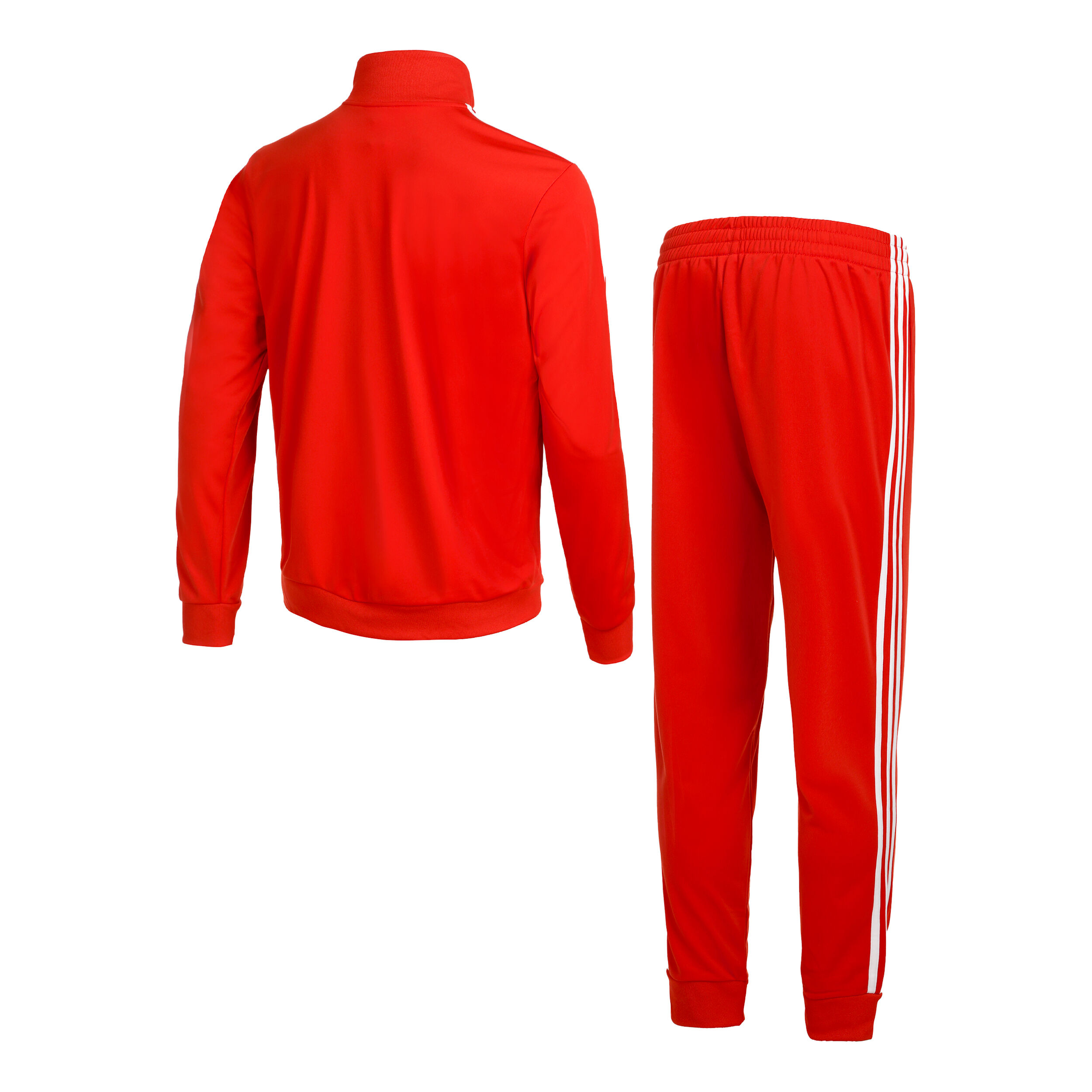 Adidas orange stripe tracksuit discount
