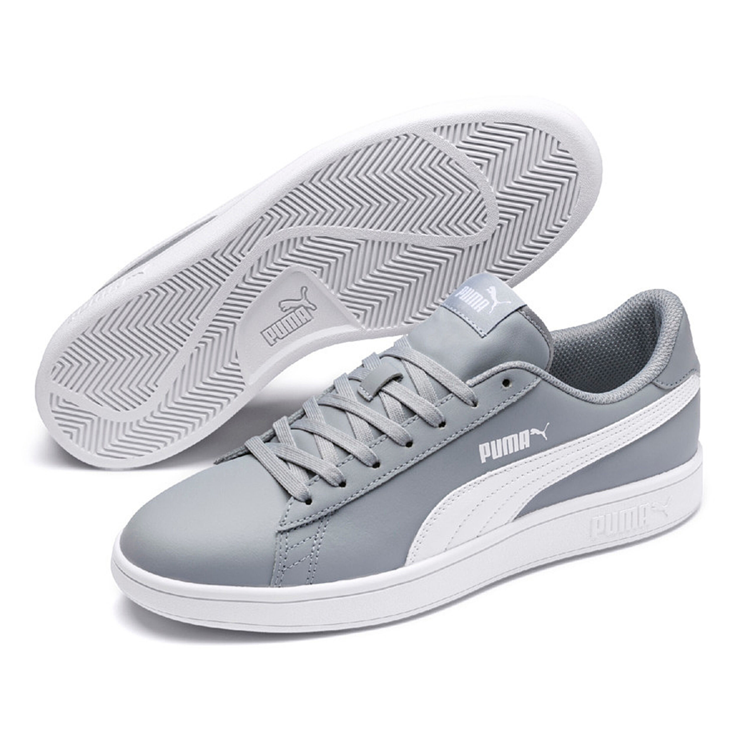Buy Puma Smash V2 L Sneakers Men Grey White online Tennis Point COM