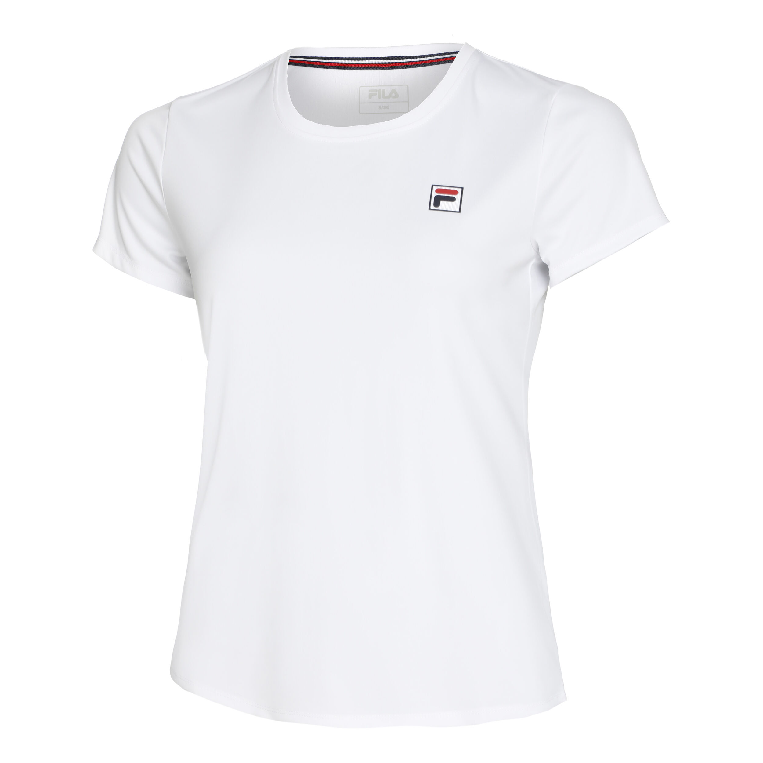 Womens white fila shop t shirt
