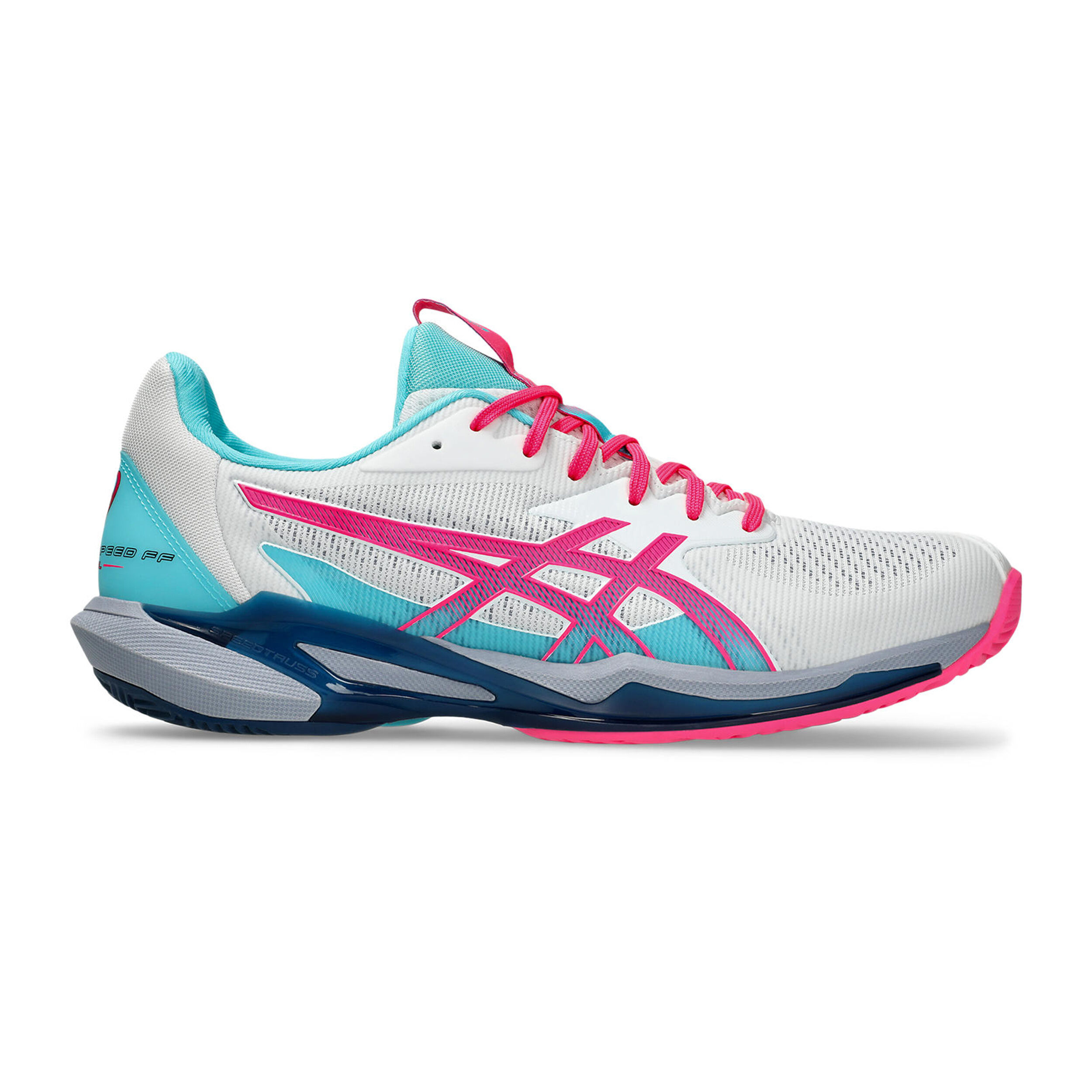 シューズ(男性用) ASICS SOLUTION SPEED FF 3 OC 27cm SOLUTION SPEED FF 3 CLAY | Men | French Blue/Pure Silver