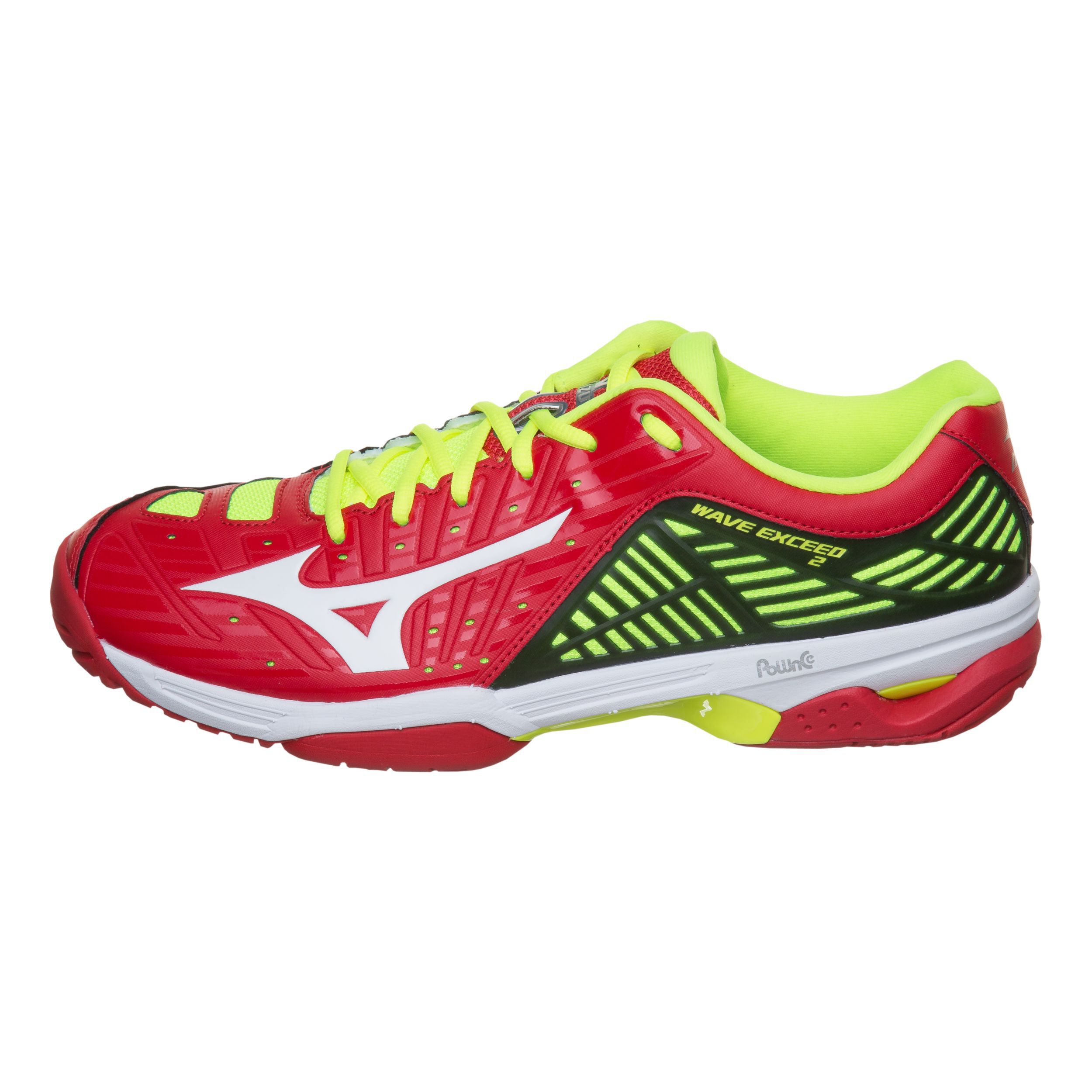 Buy Mizuno Wave Exceed 2 AC All Court Shoe Men Red Neon Yellow online Tennis Point COM