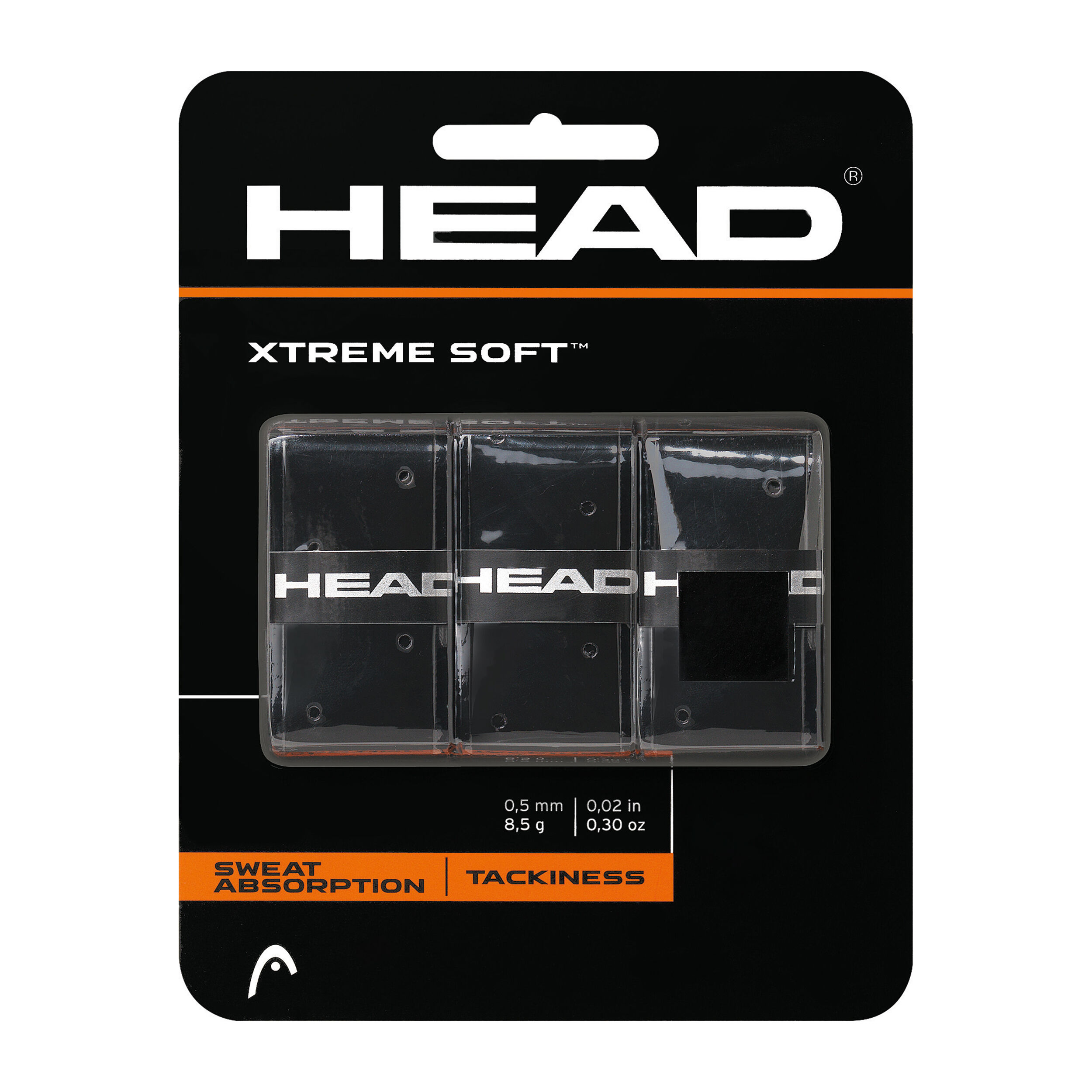 Head Xtreme Track Overgrip schwarz 3er Pack 