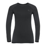 Odlo Clothing Odlo Performance Warm Eco BI Top Crew Neck Long Sleeve Women-Black,Anthracite