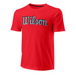 Wilson Clothing Wilson Script Eco Slimfit T-Shirt Men - red, 