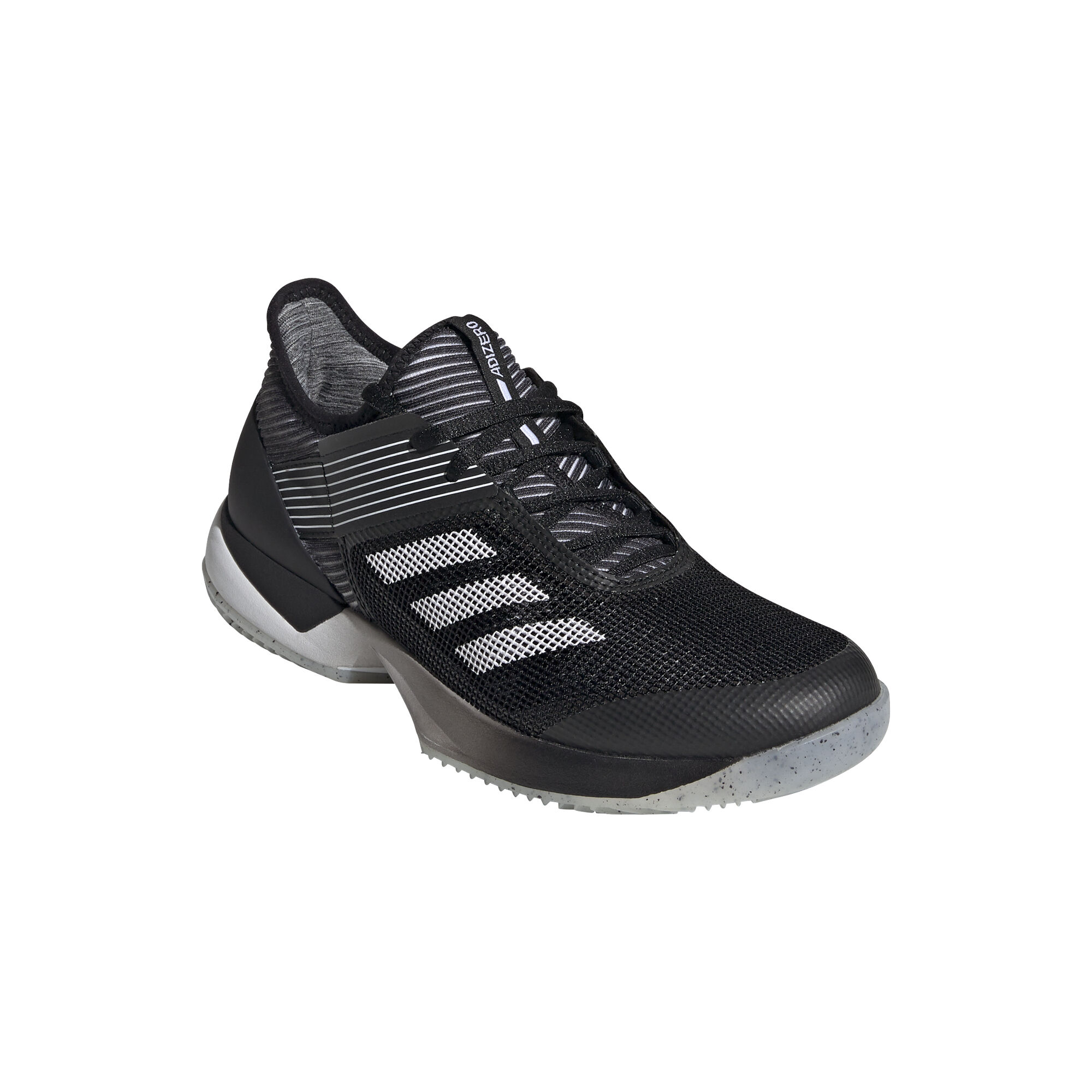 Adidas women's adizero ubersonic 3.0 clay tennis shoes black and white hot sale