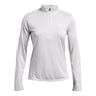 Tech Half-Zip Twist Long Sleeve Women-Grey