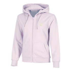 Image of Mind Taped Zip Hoodie Women-Lilac,Neon Green