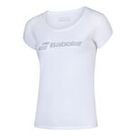 Babolat Clothing Babolat Exercise T-Shirt Women - white, grey