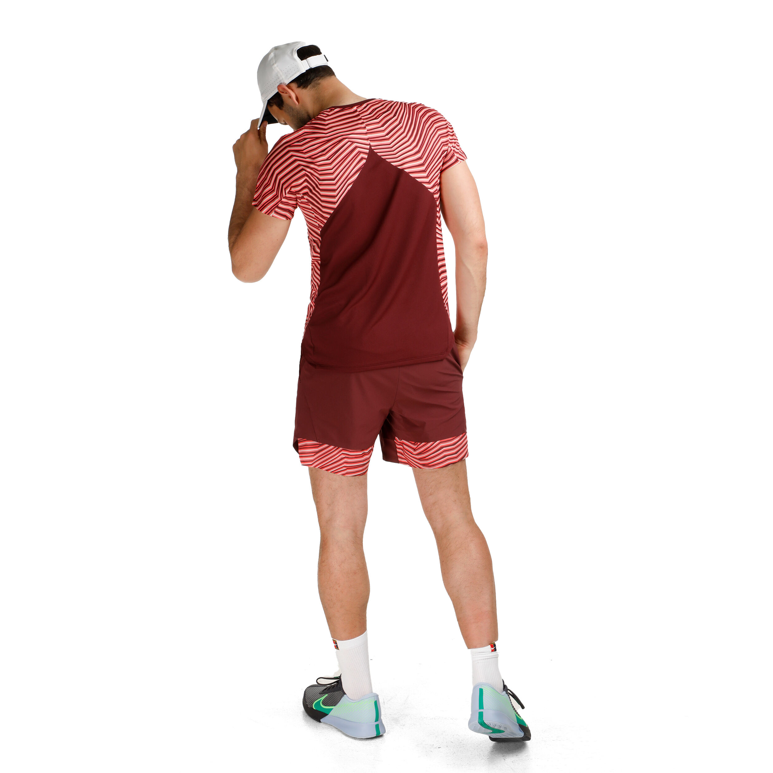 Buy Nike Dri-Fit Court Slam RG T-Shirt Men Dark Red, Antique