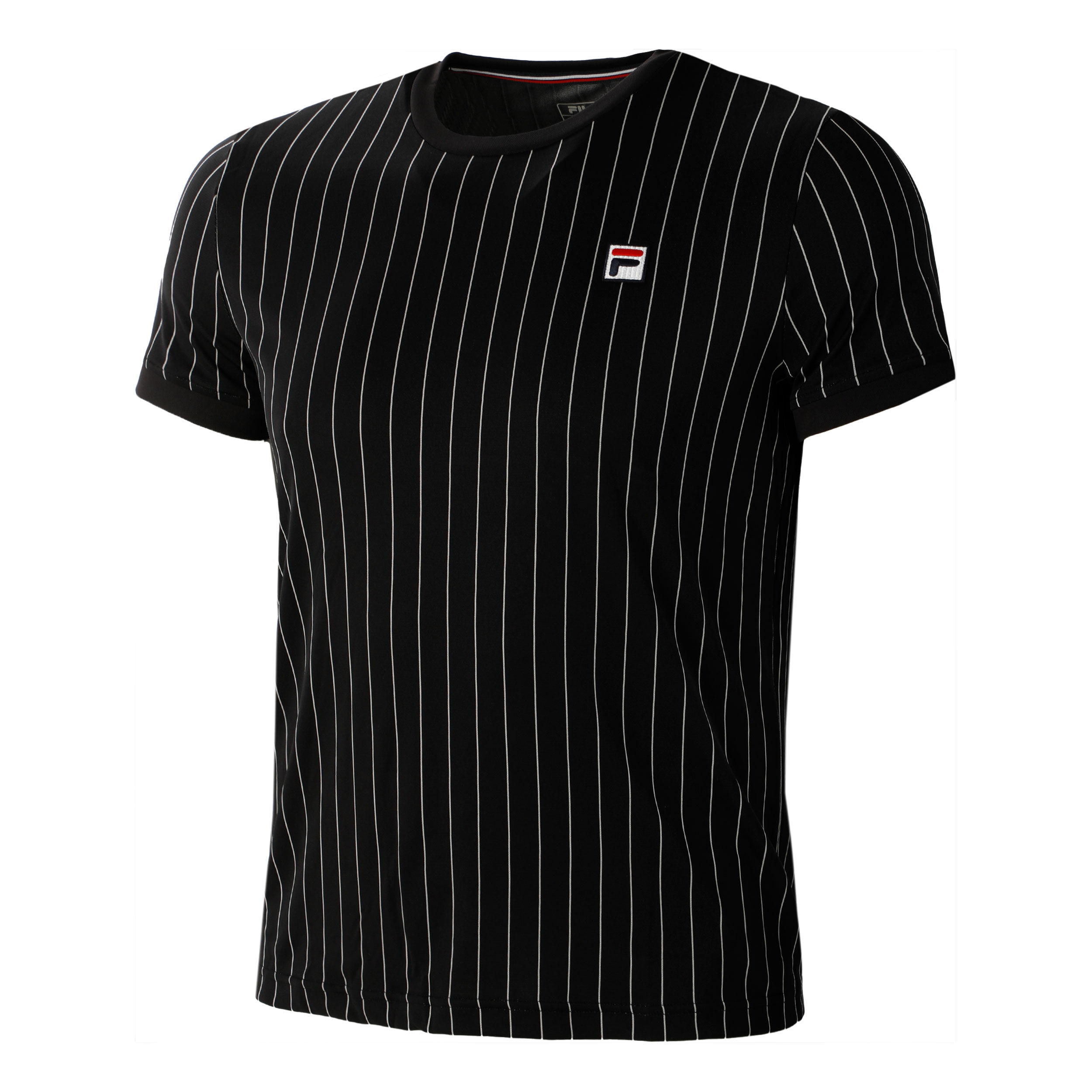 Stripes T Shirt Men Black White