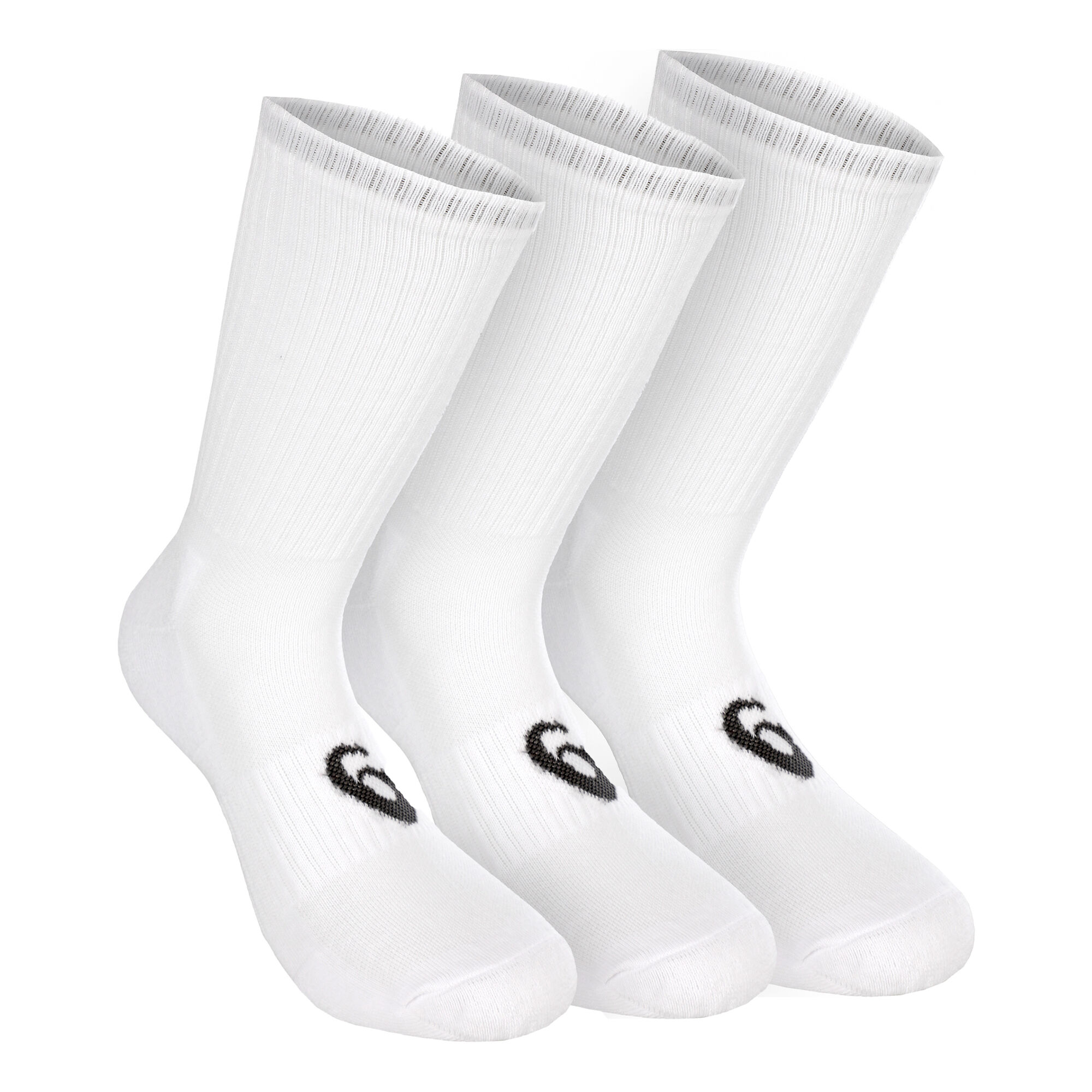 Buy ASICS Crew Sports Socks 3 Pack White, Black online | Tennis Point COM