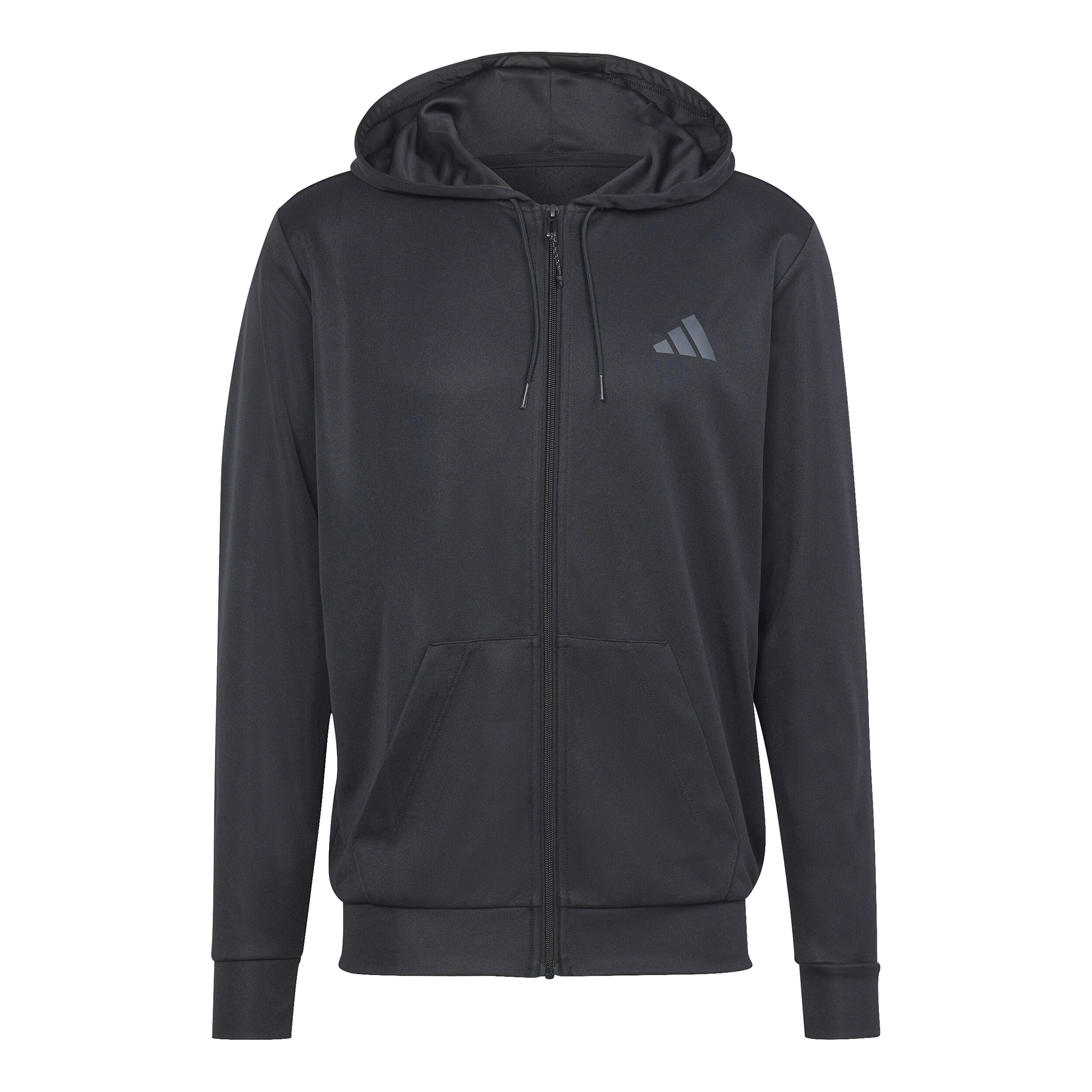 Adidas poly full zip hoodie discount