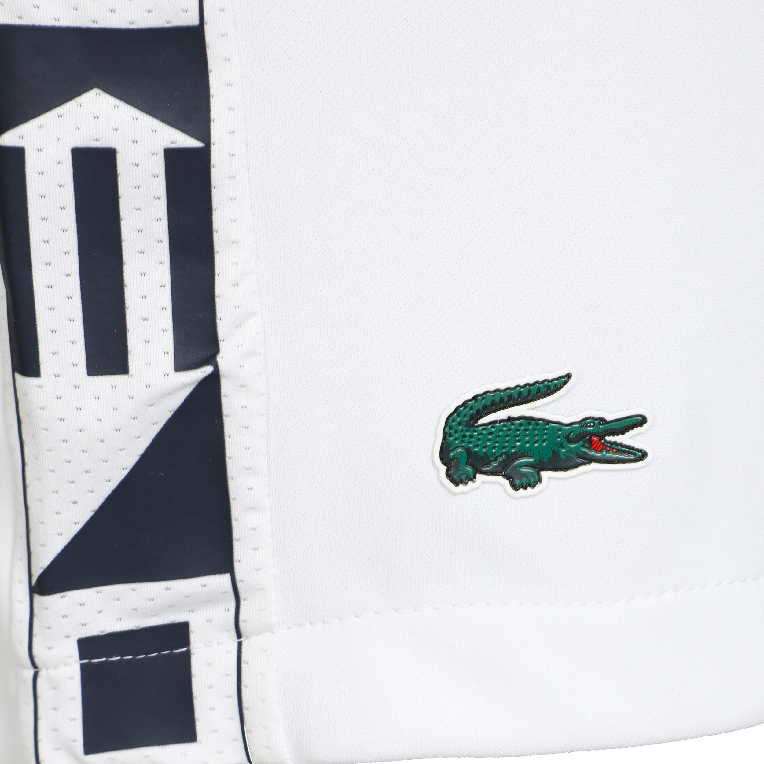 Short lacoste homme online blanc