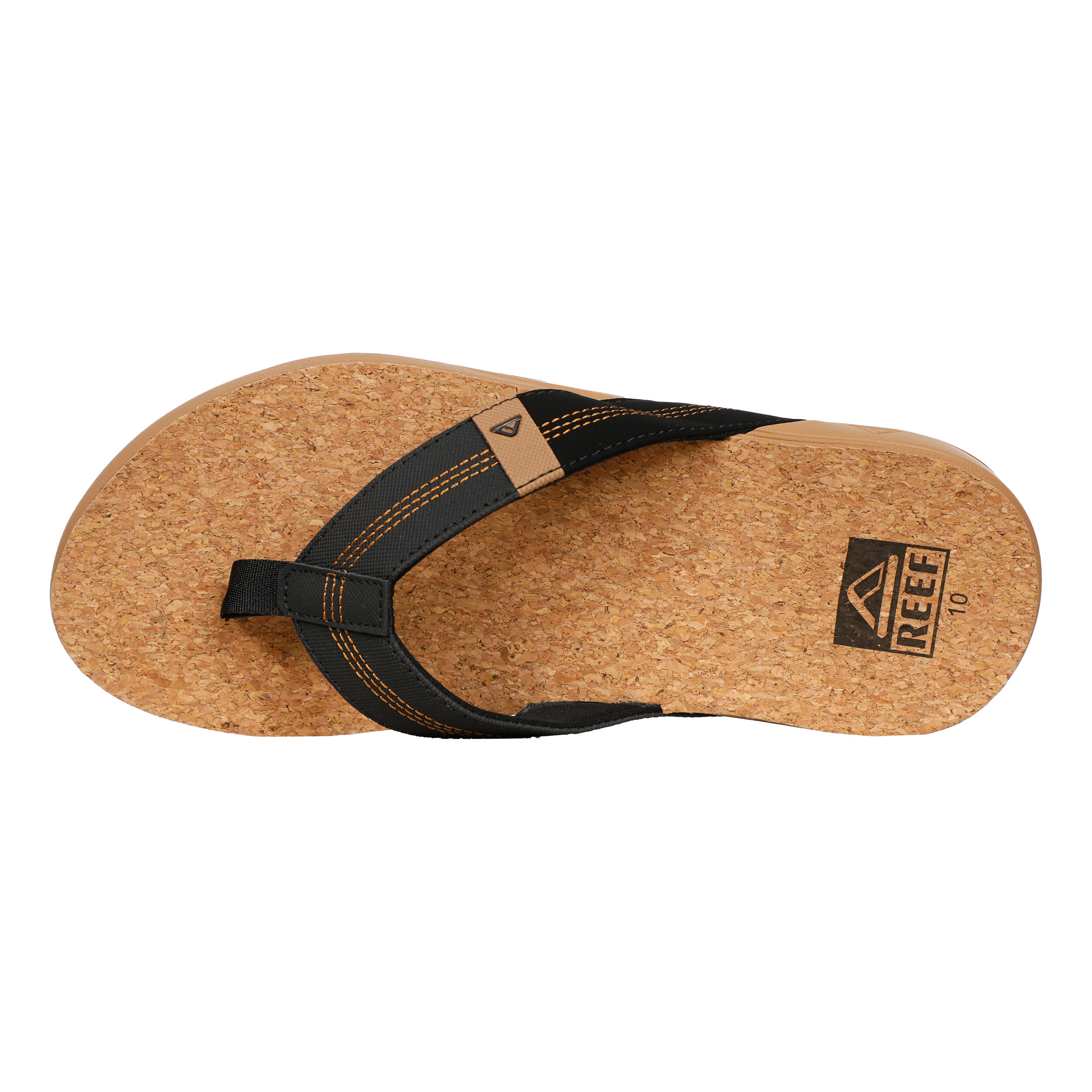 Buy Reef Cushion Phantom Cork Flip flops Men Black online Tennis