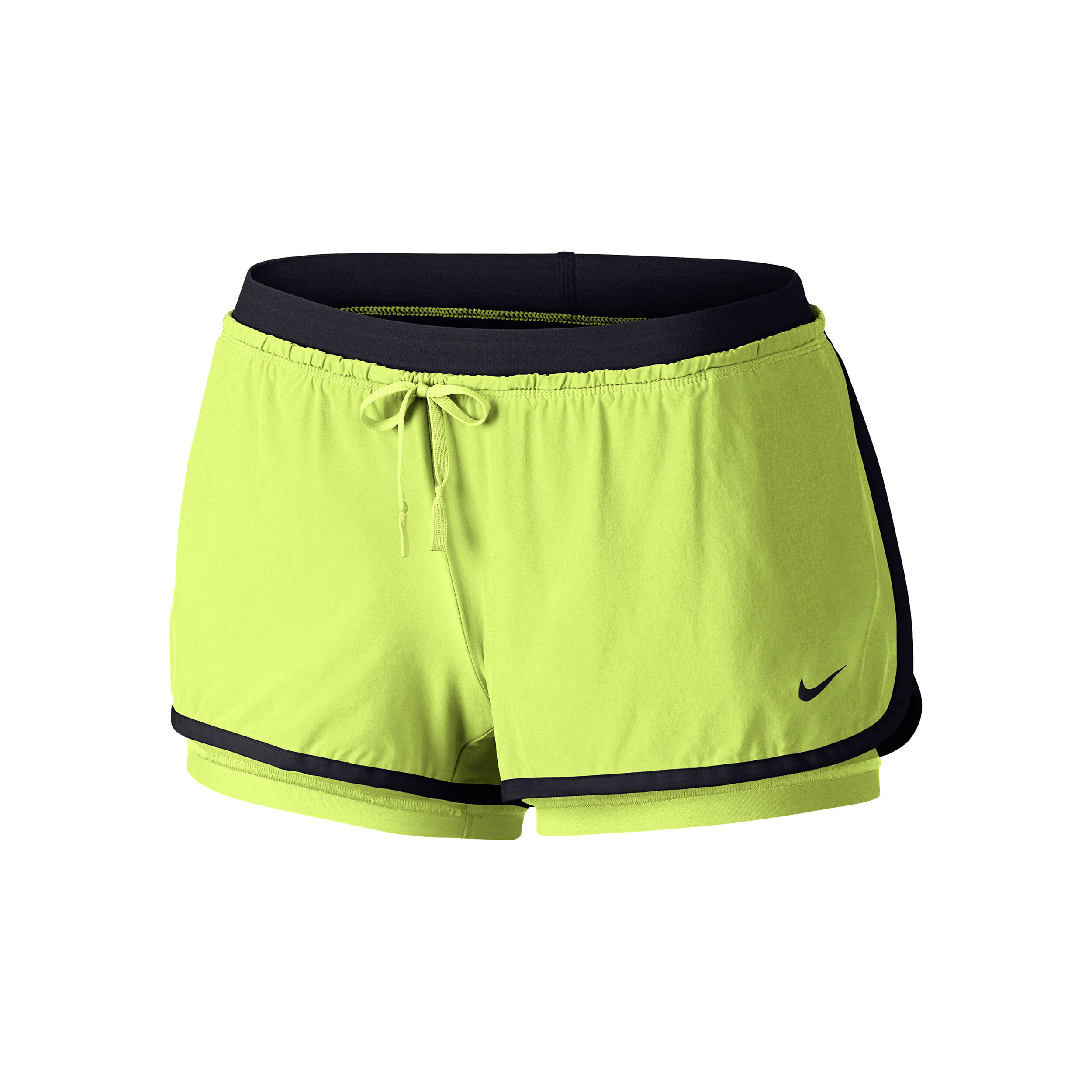 Neon yellow nike shorts womens store