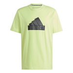 adidas Clothing adidas Future Icon Badge of Sport T-Shirt Men - lime, black